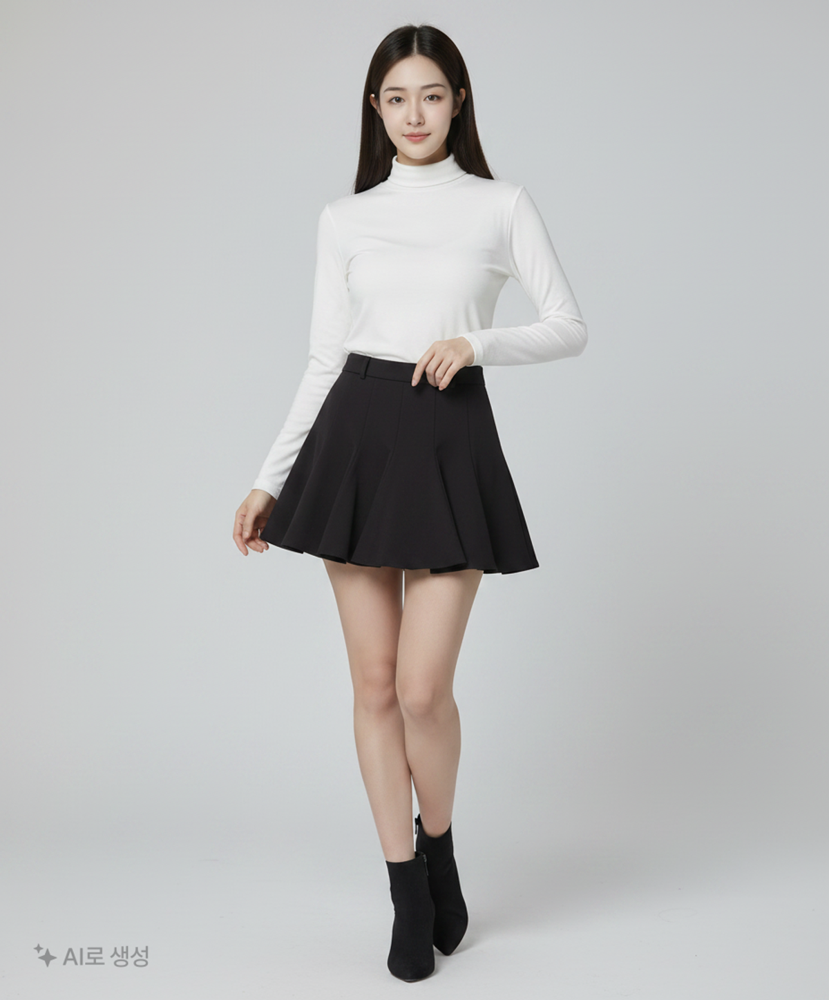 피지에이투어&엘피지에이(PGA TOUR&LPGA) 여성 A라인 플레어 큐롯(L233CU801P) 블랙 73