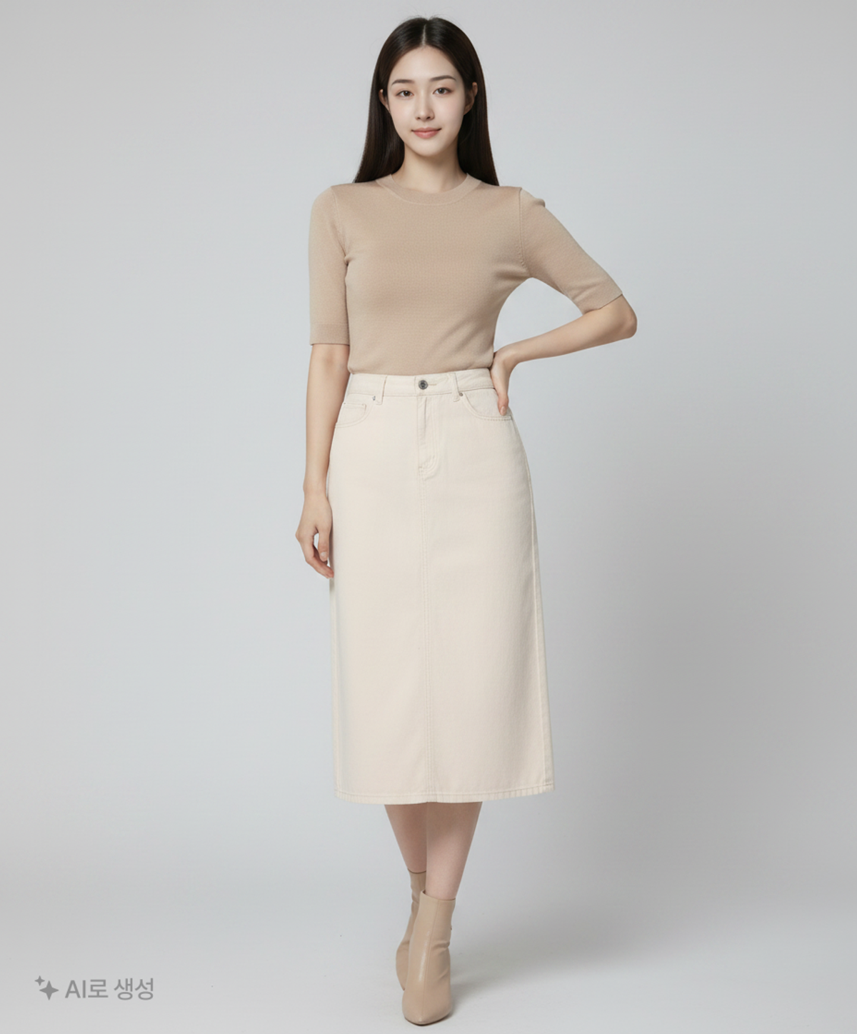 무신사 스탠다드(MUSINSA STANDARD) 롱스커트 L