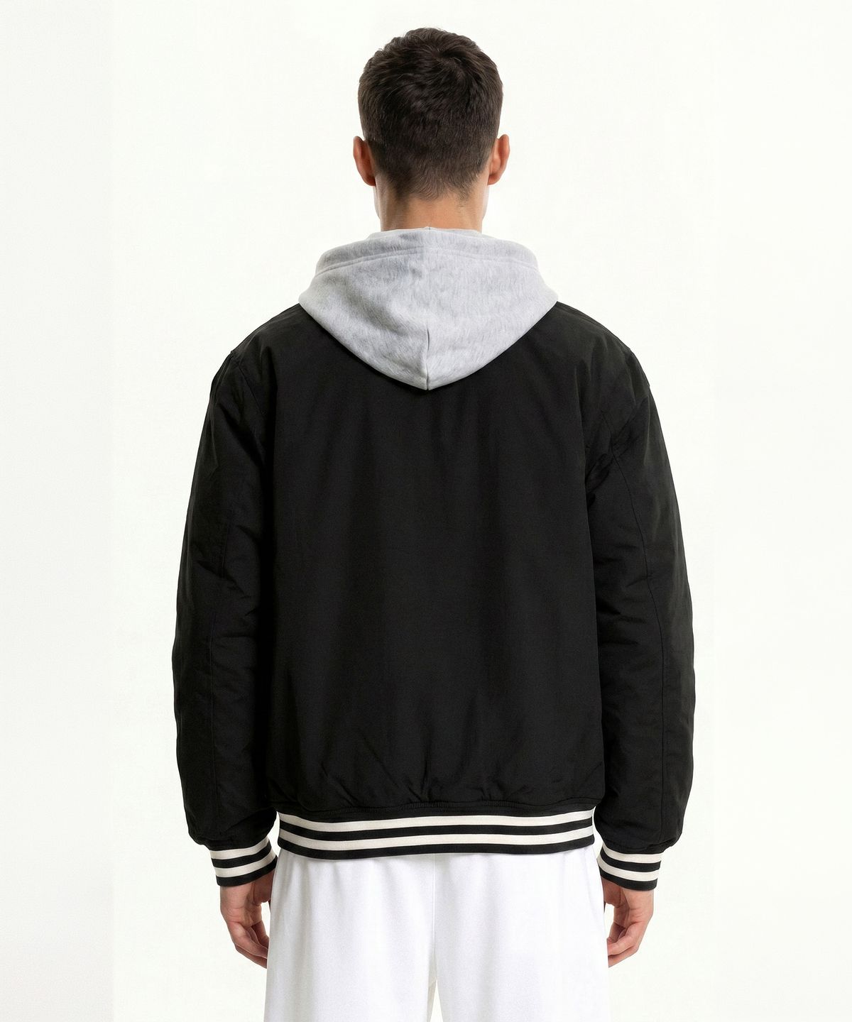 뉴발란스(NEW BALANCE) NBNQGCO113 / UNI NB 바시티 후디드 패딩 (BLACK)
