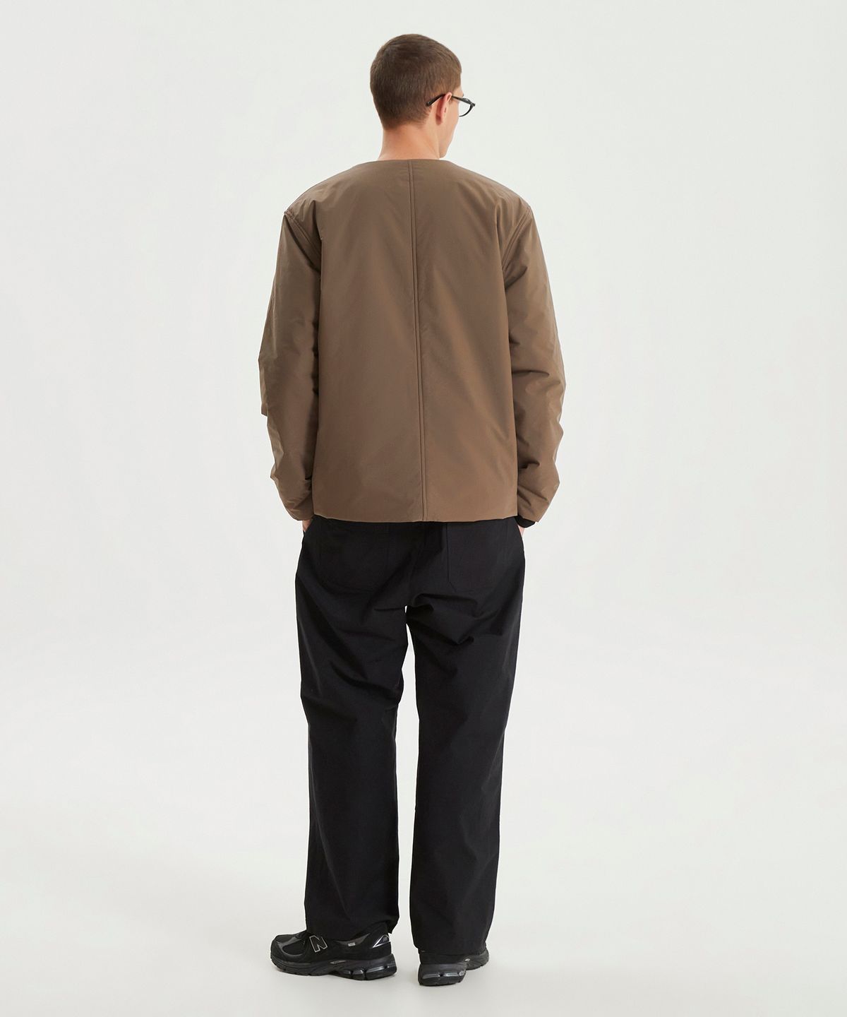 뉴발란스(NEW BALANCE) NBNQF4M931 / MEN 클라우드 패딩 가디건 (MOCHA)