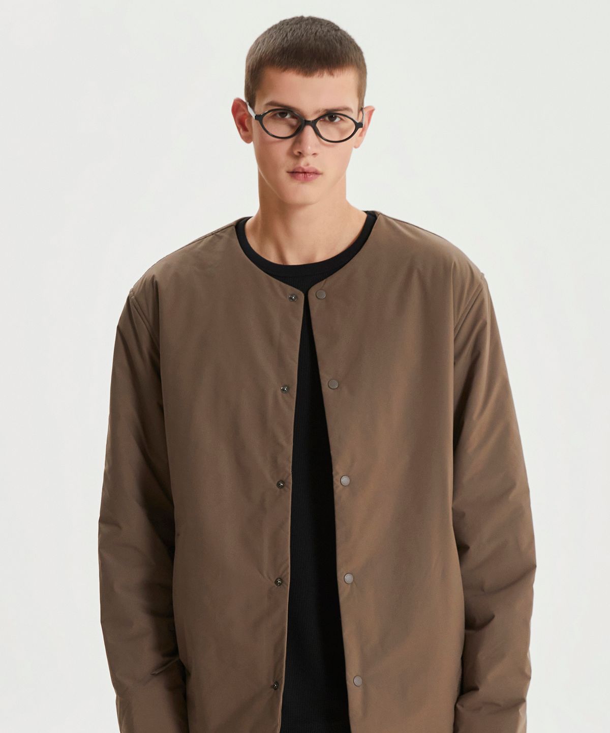 뉴발란스(NEW BALANCE) NBNQF4M931 / MEN 클라우드 패딩 가디건 (MOCHA)