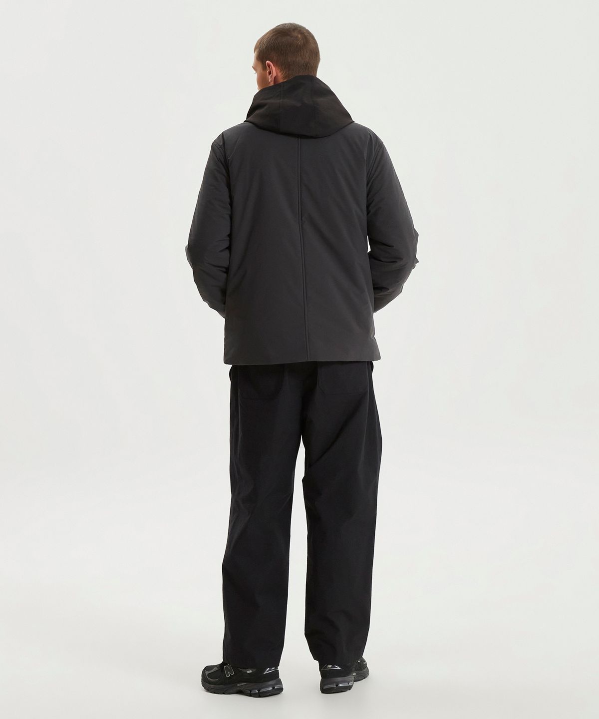 뉴발란스(NEW BALANCE) NBNQF4M931 / MEN 클라우드 패딩 가디건 (CHARCOAL)