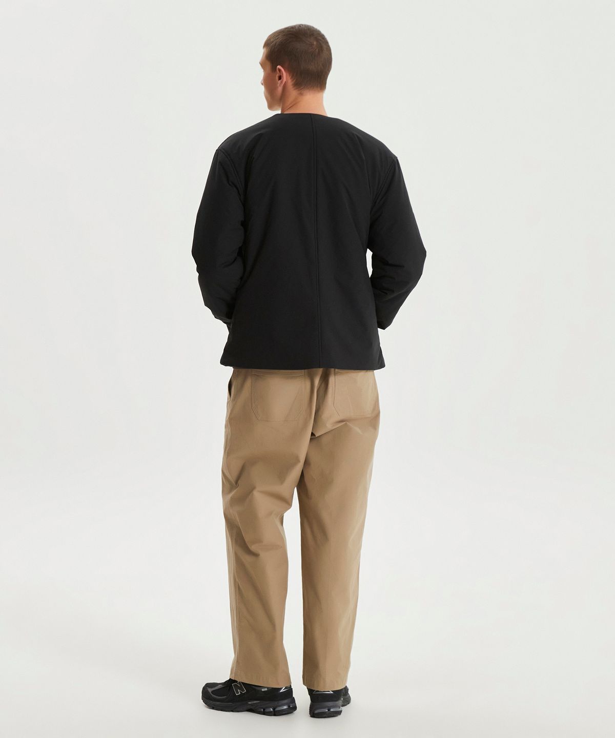 뉴발란스(NEW BALANCE) NBNQF4M931 / MEN 클라우드 패딩 가디건 (BLACK)