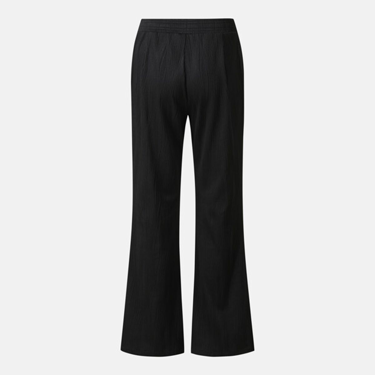 데상트(DESCENTE) 여성 골지 부츠컷 트레이닝 팬츠 블랙 SR322PFP71
