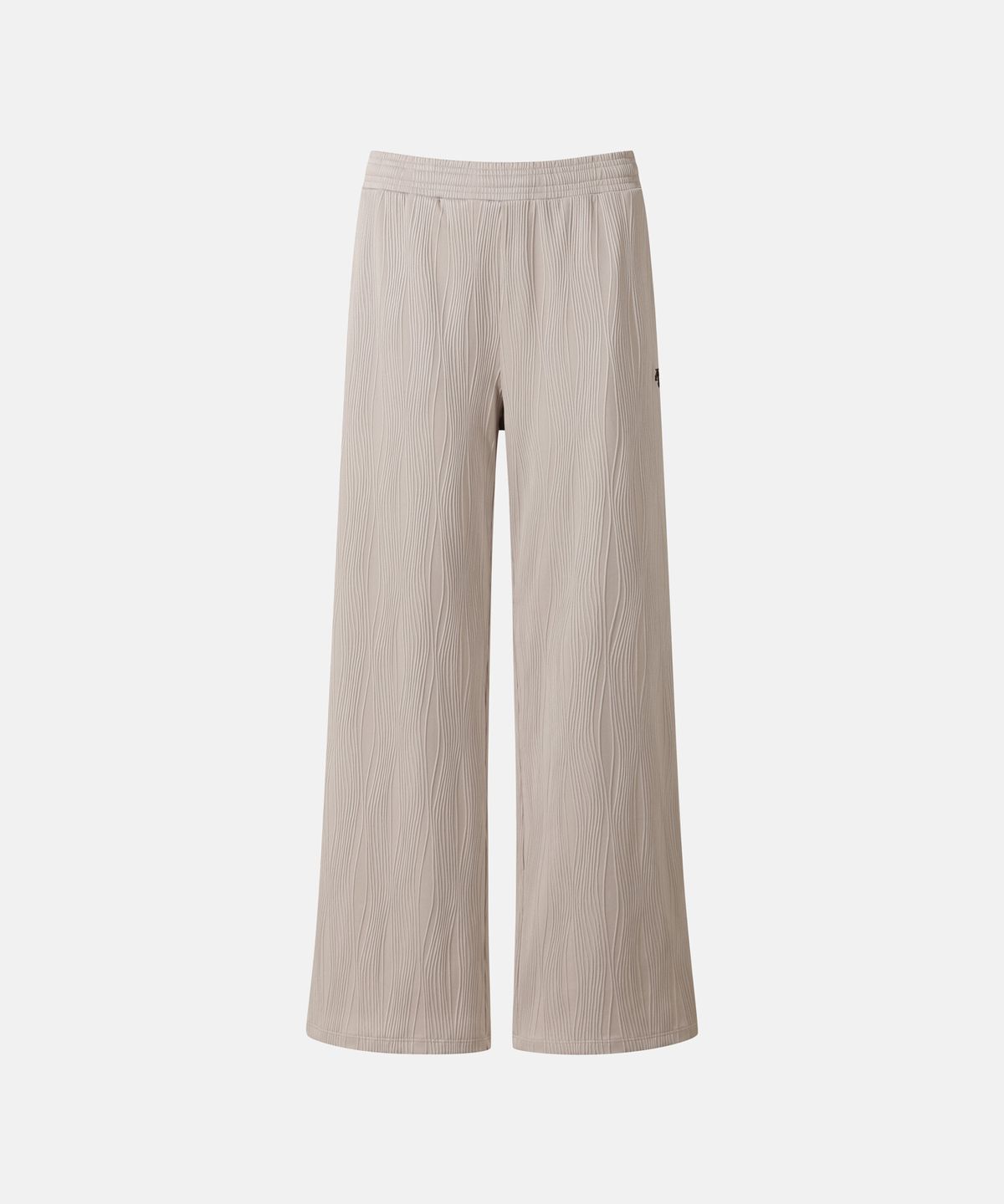 데상트(DESCENTE) 여성 골지 세미와이드핏 트레이닝 팬츠 브라운 SR322PKP71