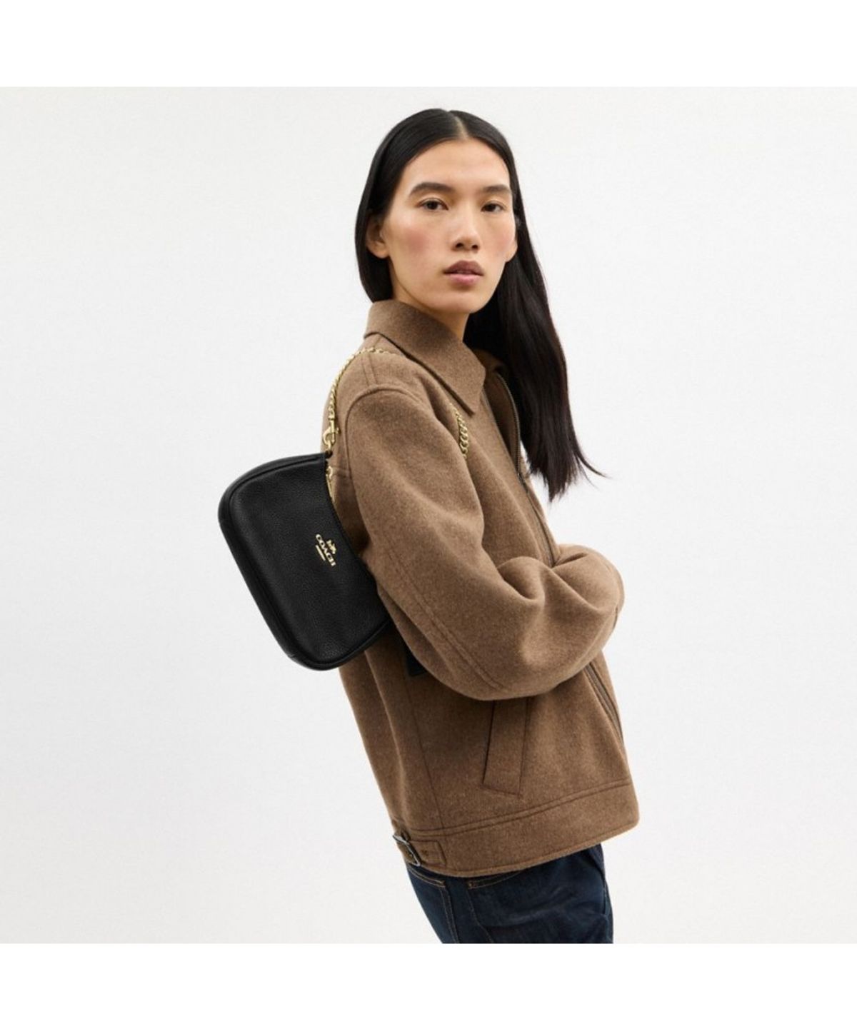 코치(COACH) 테리 미니 크로스바디 백 CW309 IMBLK