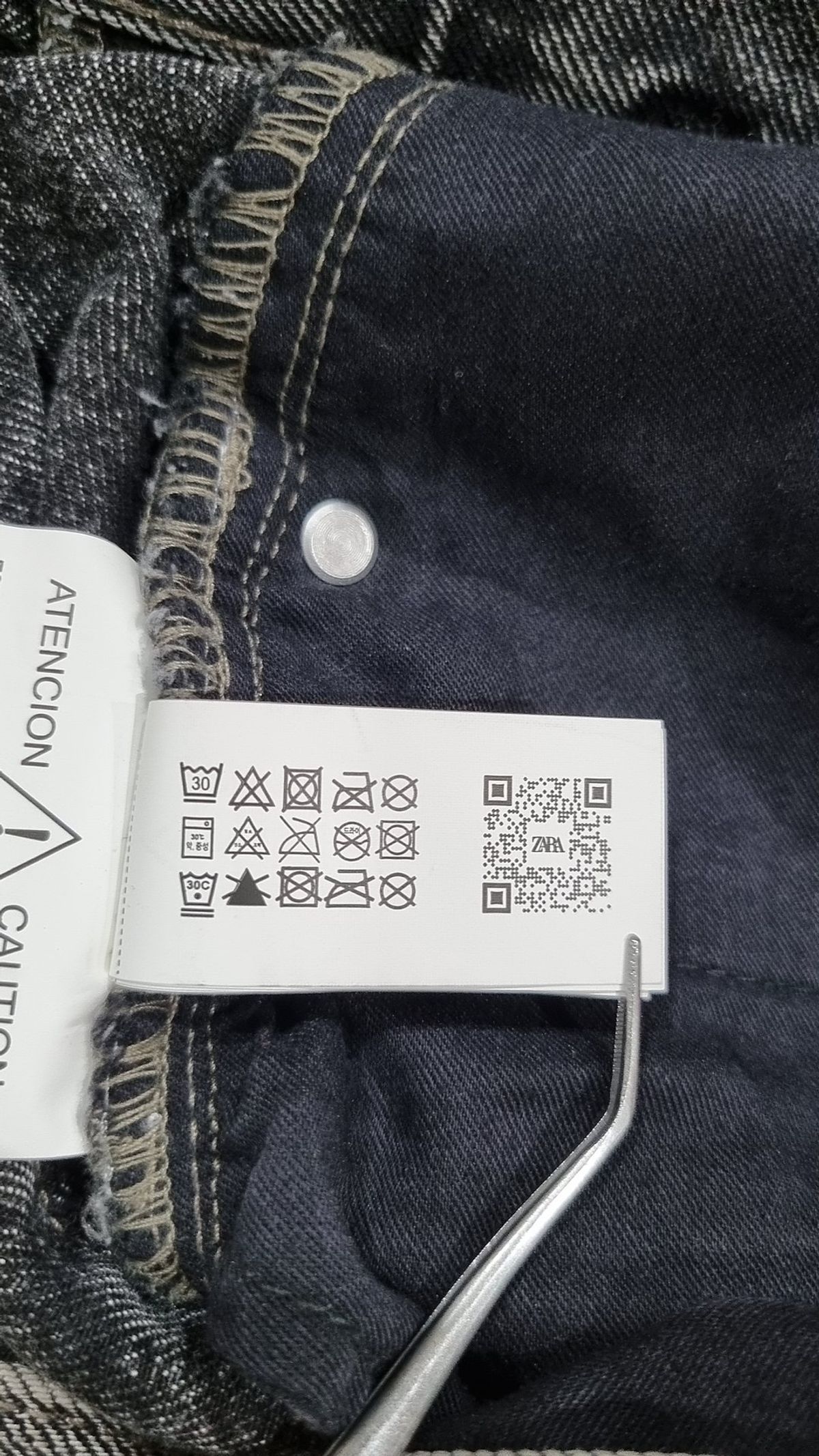 자라(ZARA) 청/데님 팬츠 38
