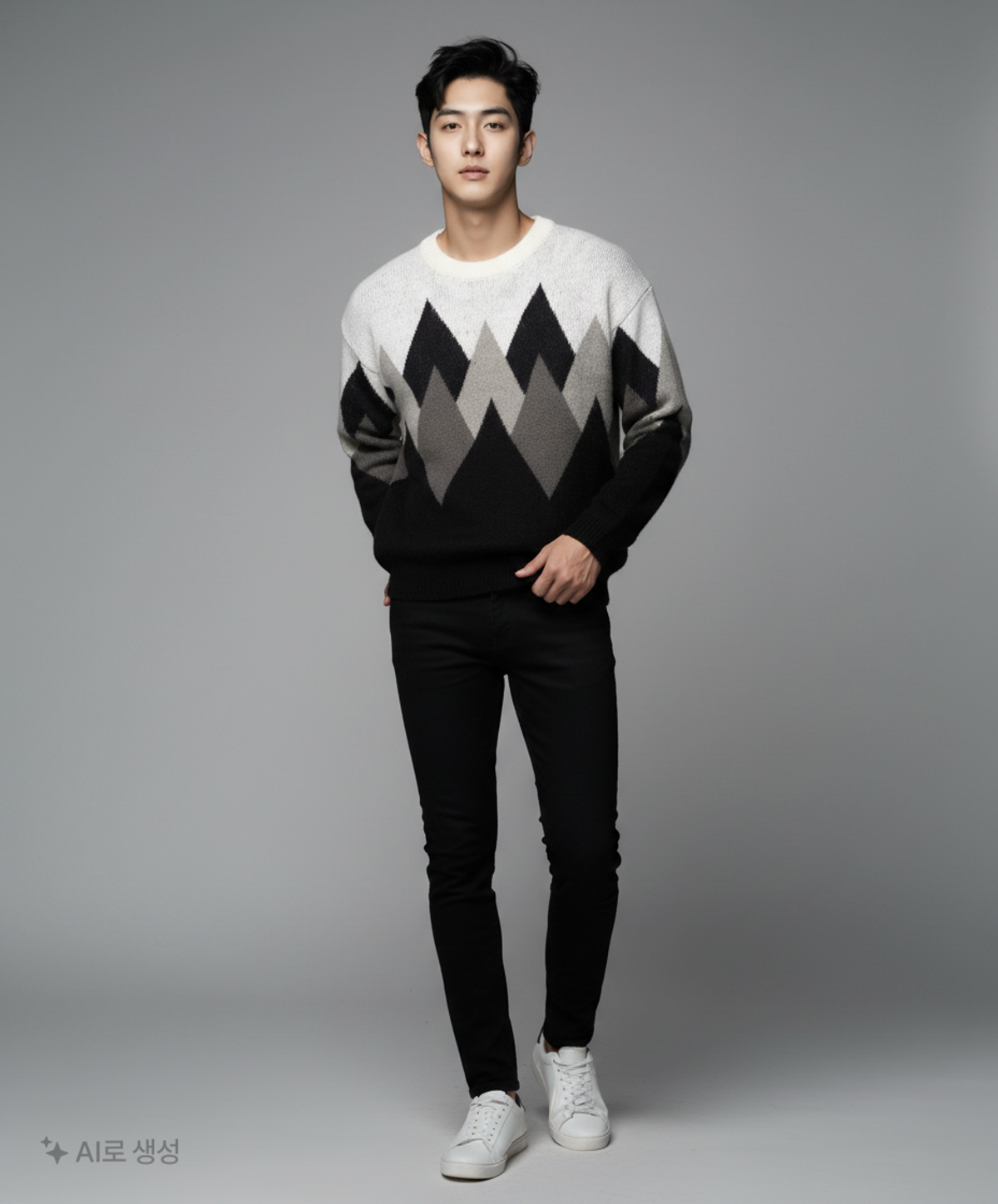 니티드(KNITTED) 니트/스웨터 M
