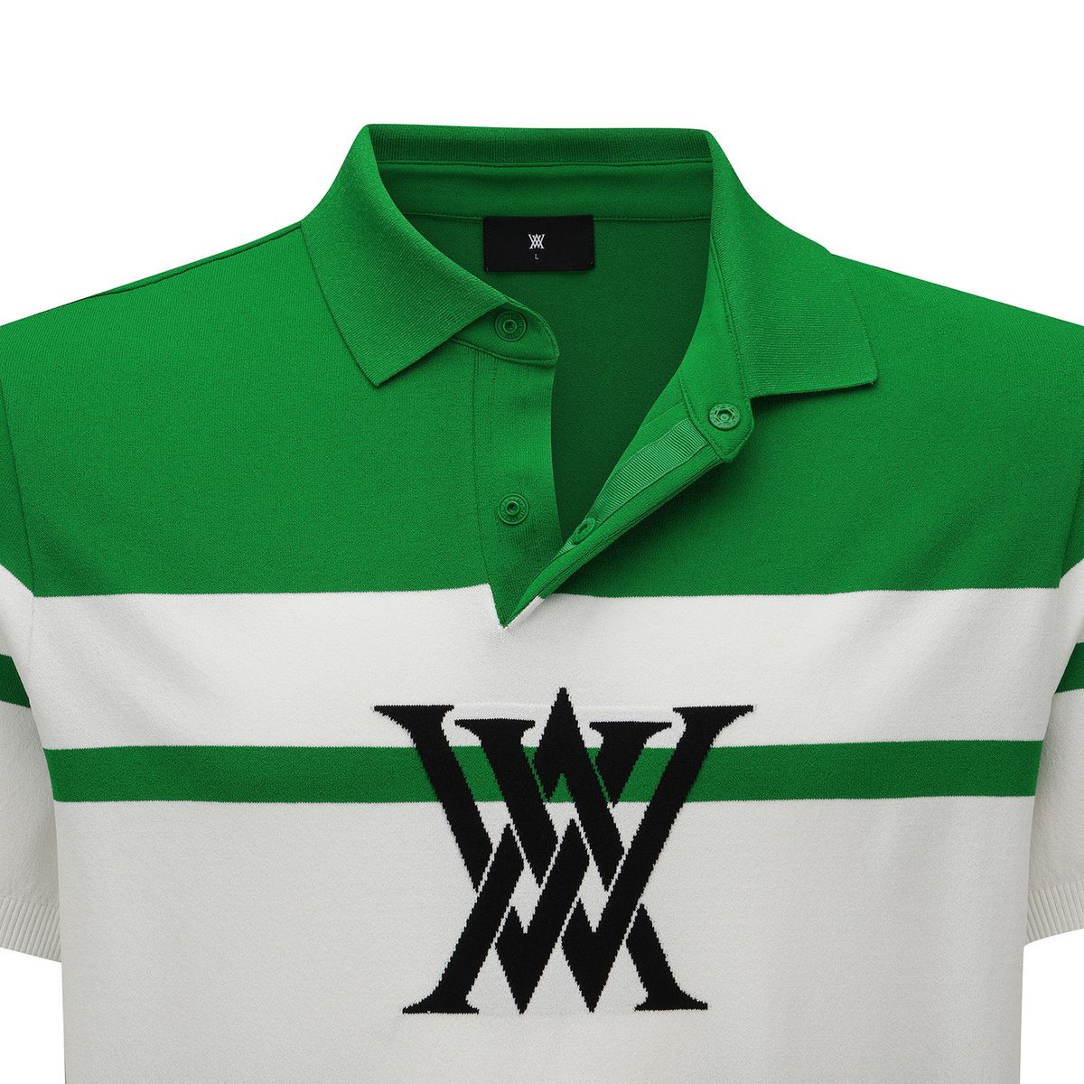 어뉴골프(ANEW GOLF) MEN ABSTRACT COLOR BLOCK SWEATER_GN