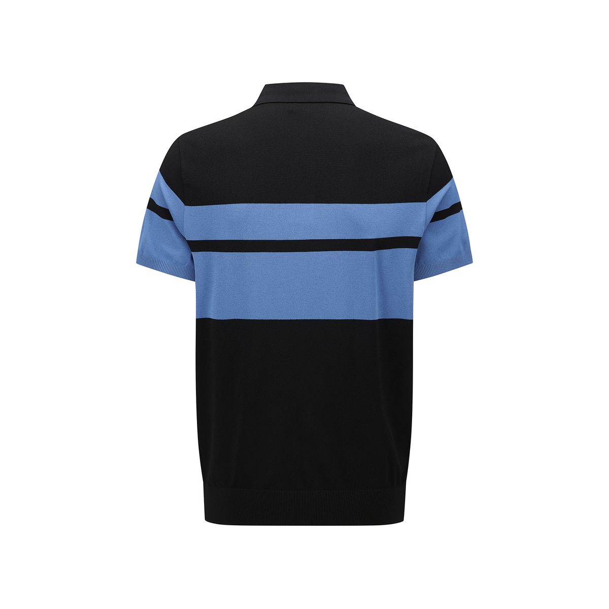 어뉴골프(ANEW GOLF) MEN ABSTRACT COLOR BLOCK SWEATER_BK