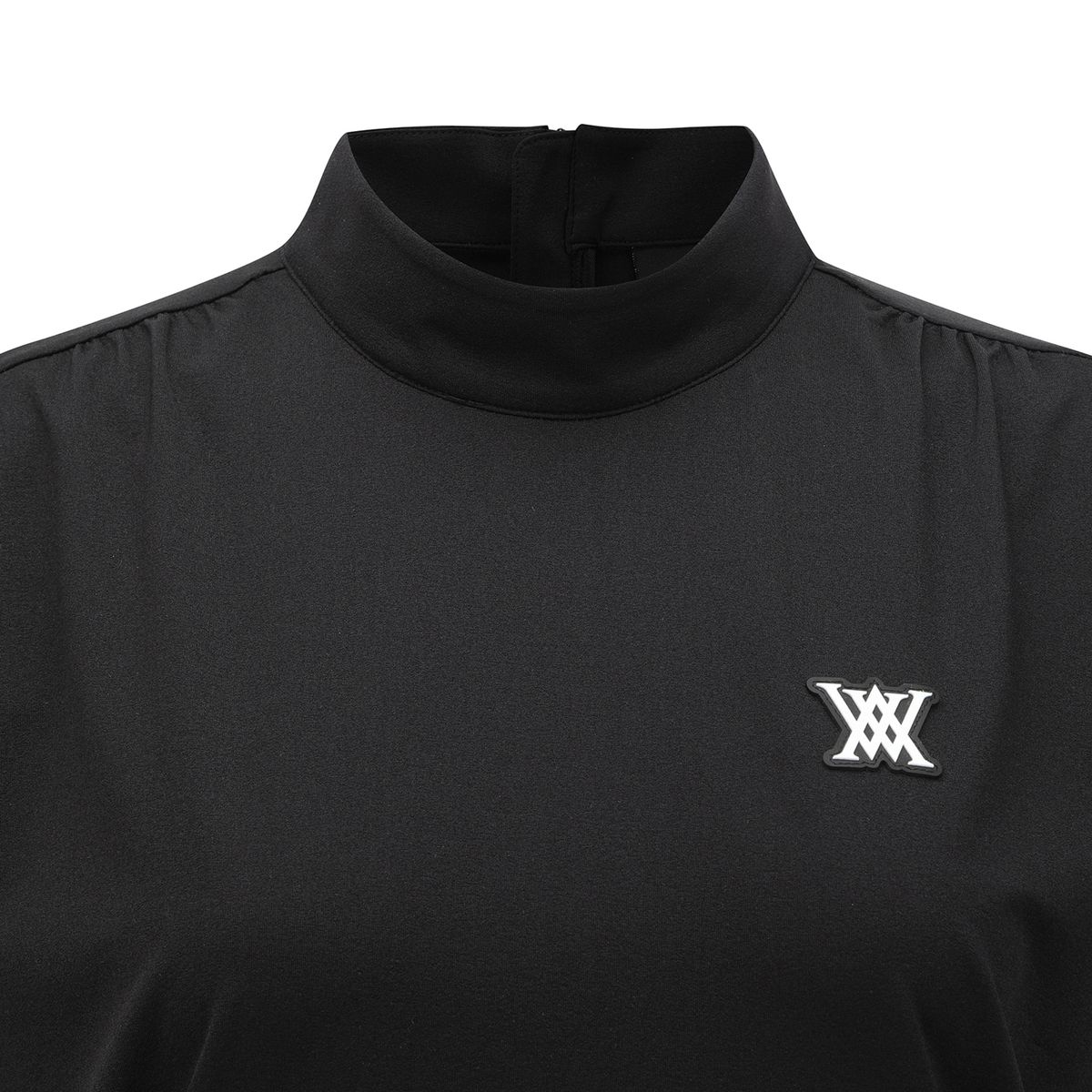 어뉴골프(ANEW GOLF) WOMEN MOCK NECK ANORAK T-SHIRT_BK