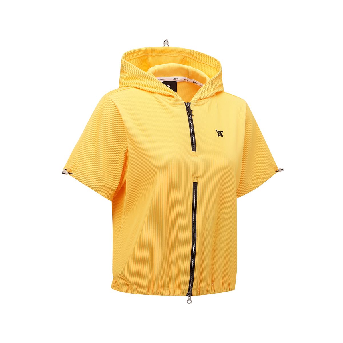 어뉴골프(ANEW GOLF) WOMEN ABSTRACT DOUBLE ZIP ANORAK T-SHIRT_YE