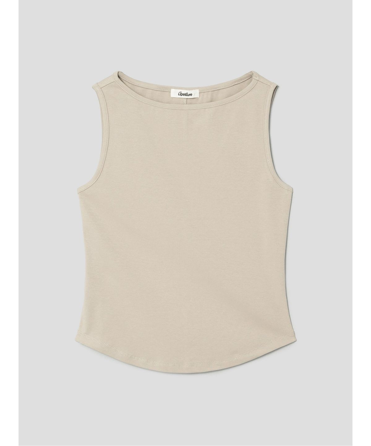 디애퍼처(THE APERTURE) Avis Slveeless Top  Beige (TA6442A08A)