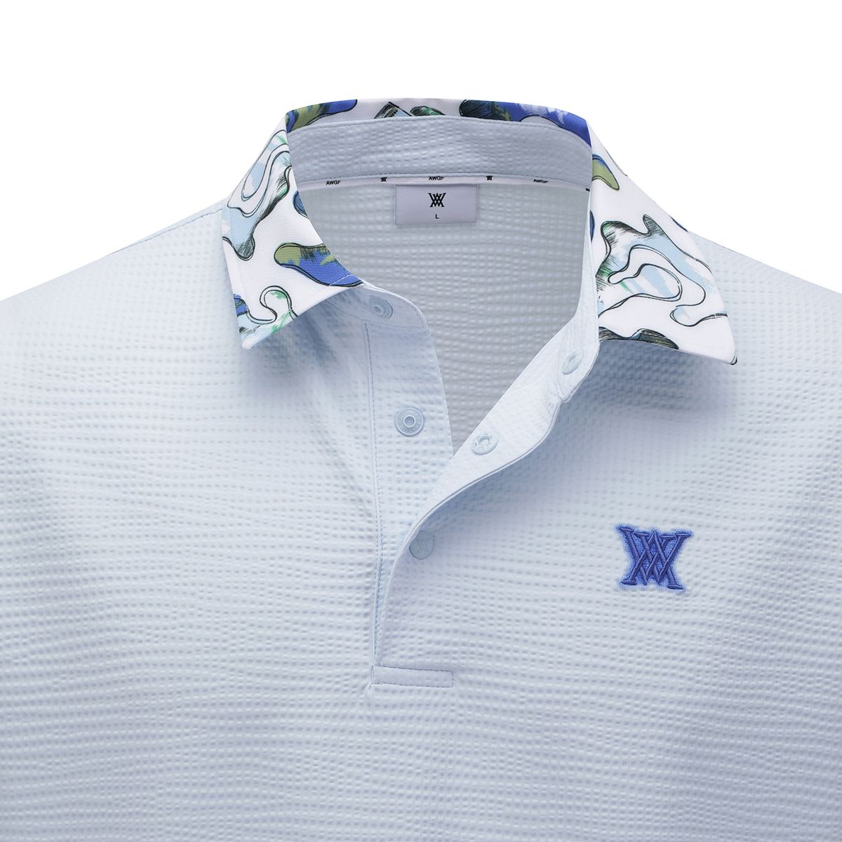 어뉴골프(ANEW GOLF) MEN ABSTRACT PRINTED POLO T-SHIRT_IB