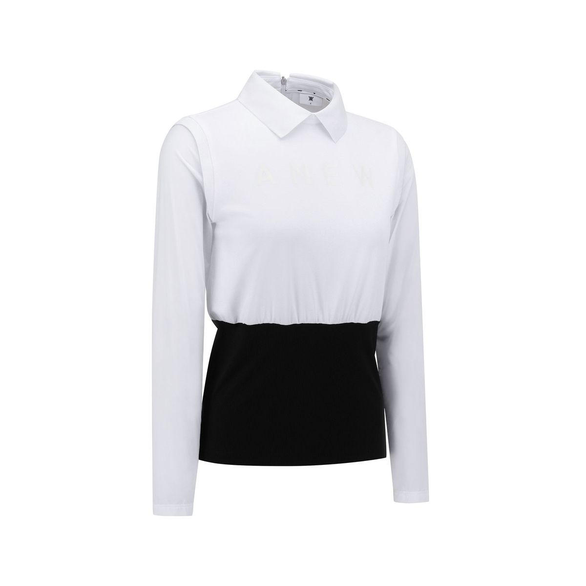 어뉴골프(ANEW GOLF) WOMEN REVERSE COOLING SLEEVE T-SHIRT_WH