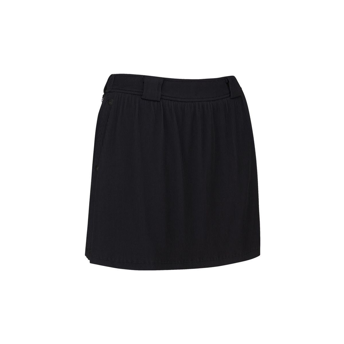 어뉴골프(ANEW GOLF) WOMEN ABSTRACT VOLUME FLARE SKIRT_BK