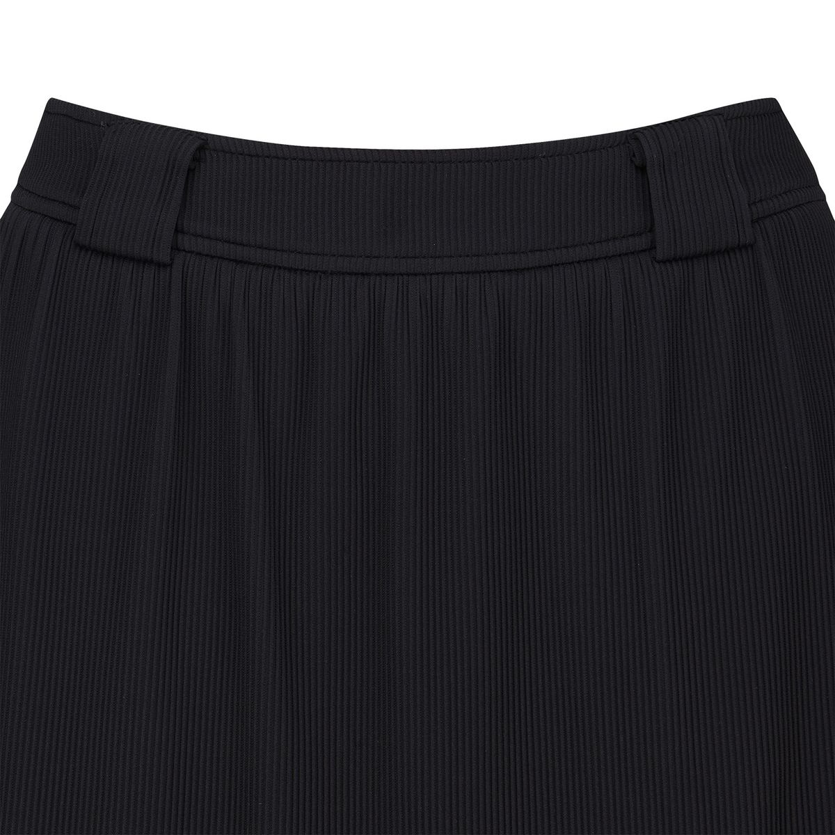 어뉴골프(ANEW GOLF) WOMEN ABSTRACT VOLUME FLARE SKIRT_BK