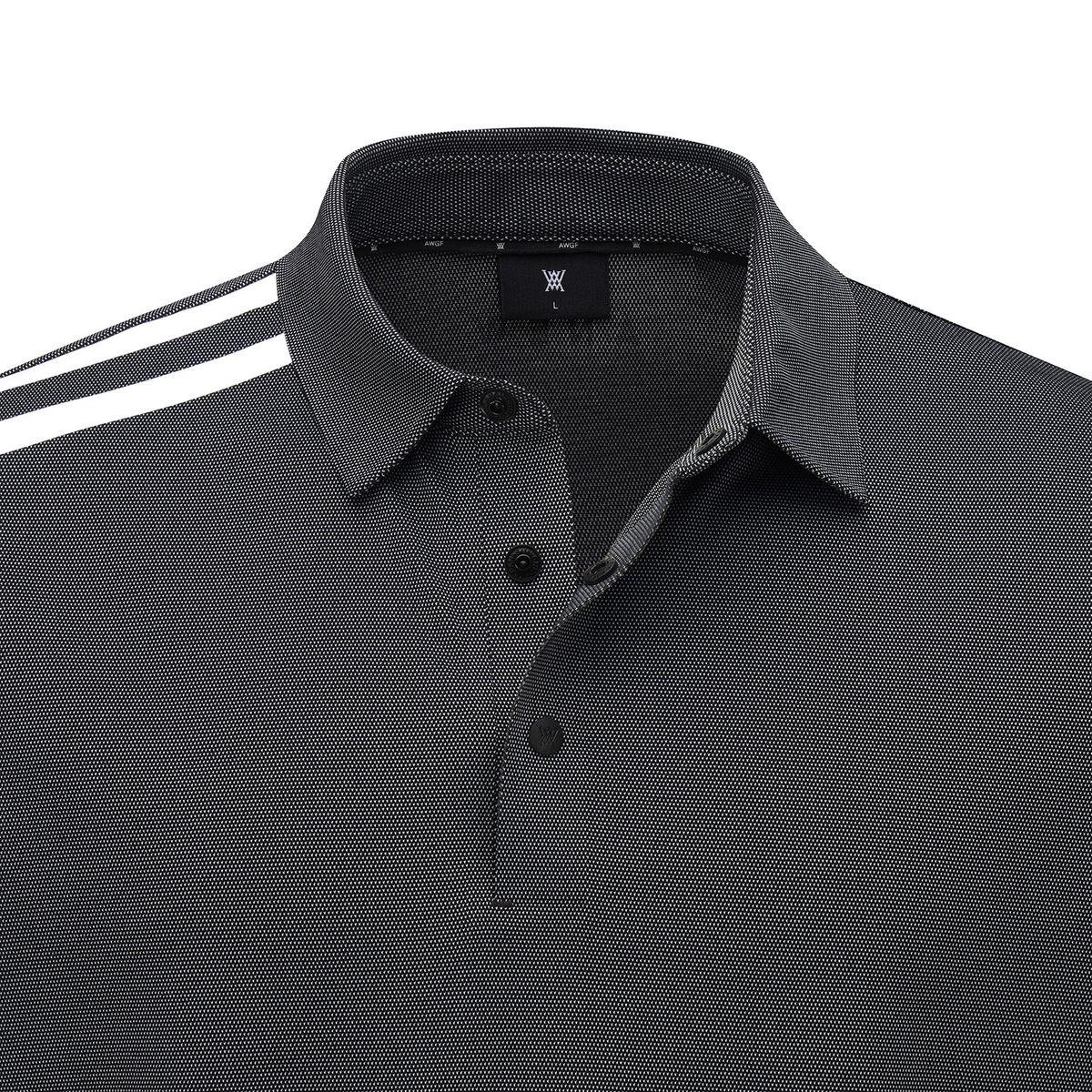 어뉴골프(ANEW GOLF) MEN TECH PERFORMANCE POLO T-SHIRT_BK