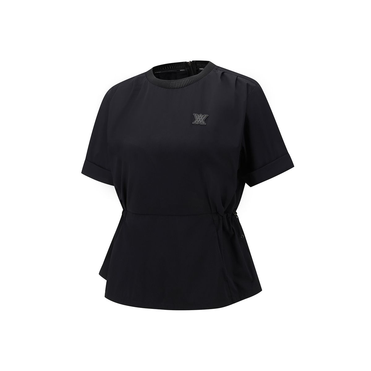 어뉴골프(ANEW GOLF) WOMEN LAYERED ANORAK T-SHIRT_BK