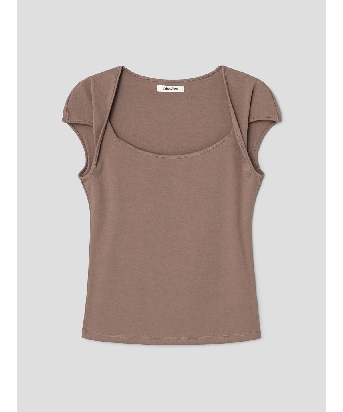 디애퍼처(THE APERTURE) Kyle TShirt  Brown (TA6742A04D)