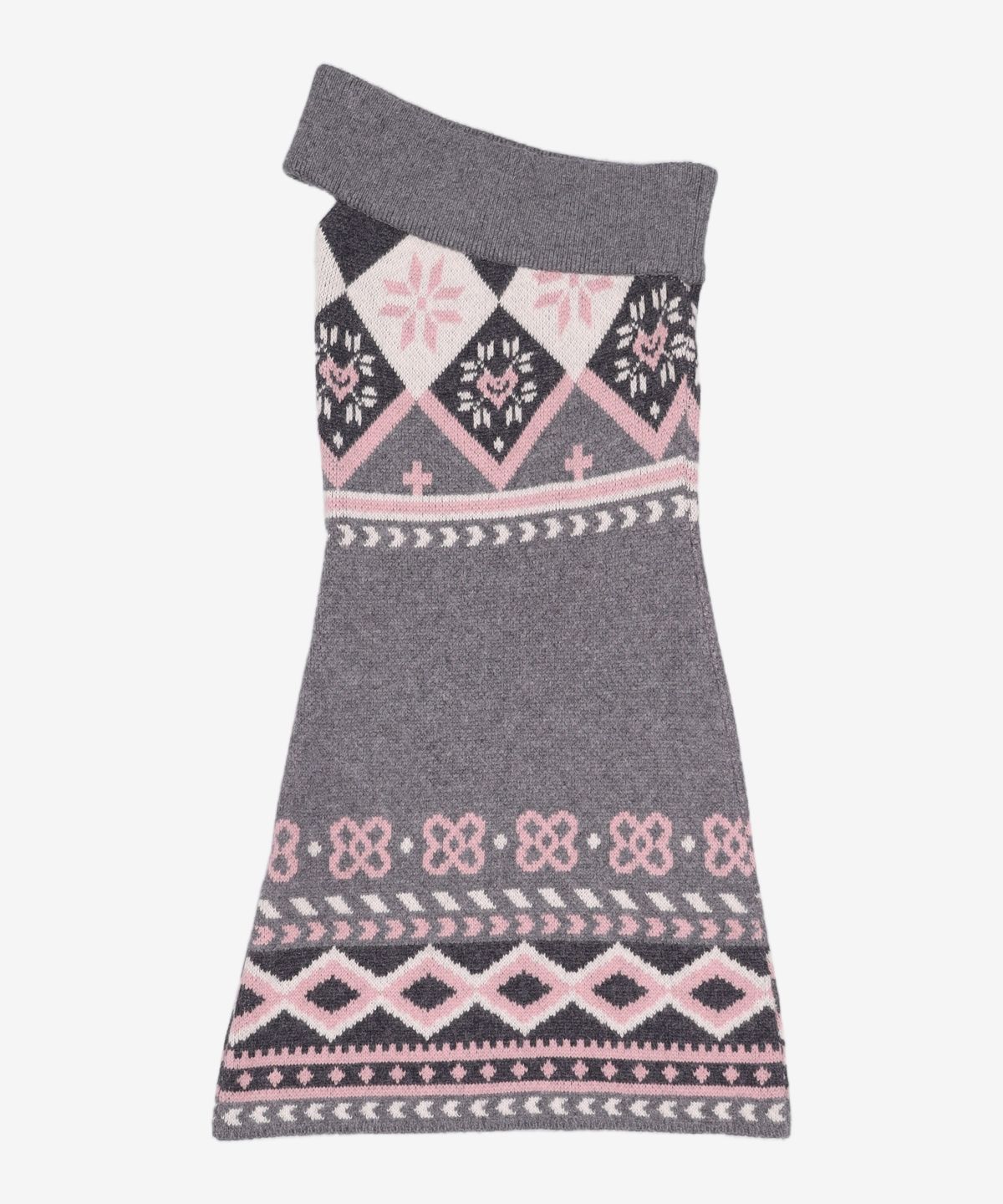 매드핑크(MADPINK) PAIR ISLE OFF SHOULDER KNIT DRESS FREE