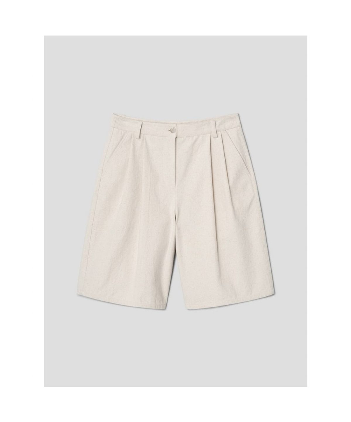 디애퍼처(THE APERTURE) Classic Bermuda Pants  Ivory (TA6425A020)