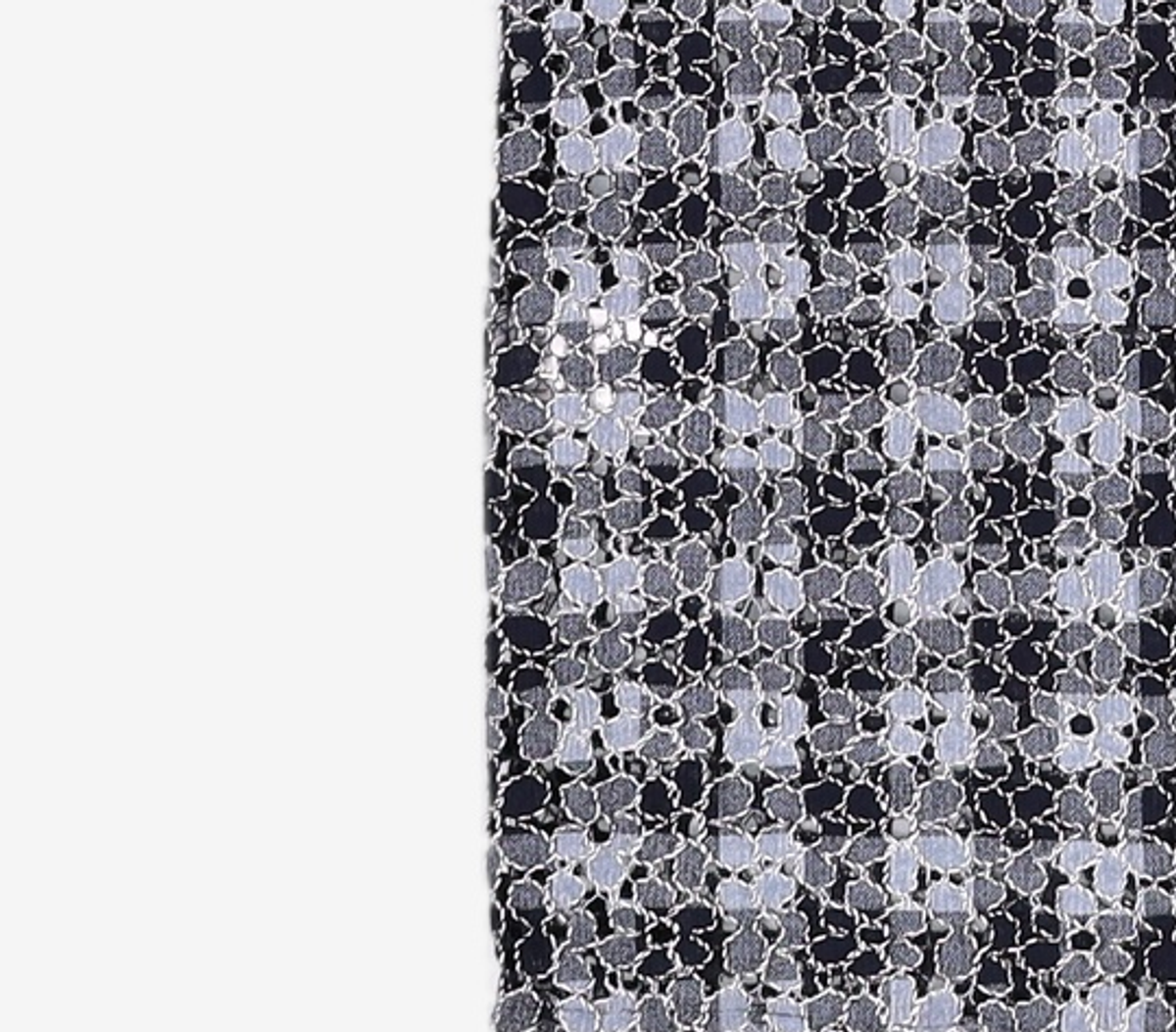 엽페(YUPPE) CHECK LACE SHIRT_BLUE FREE