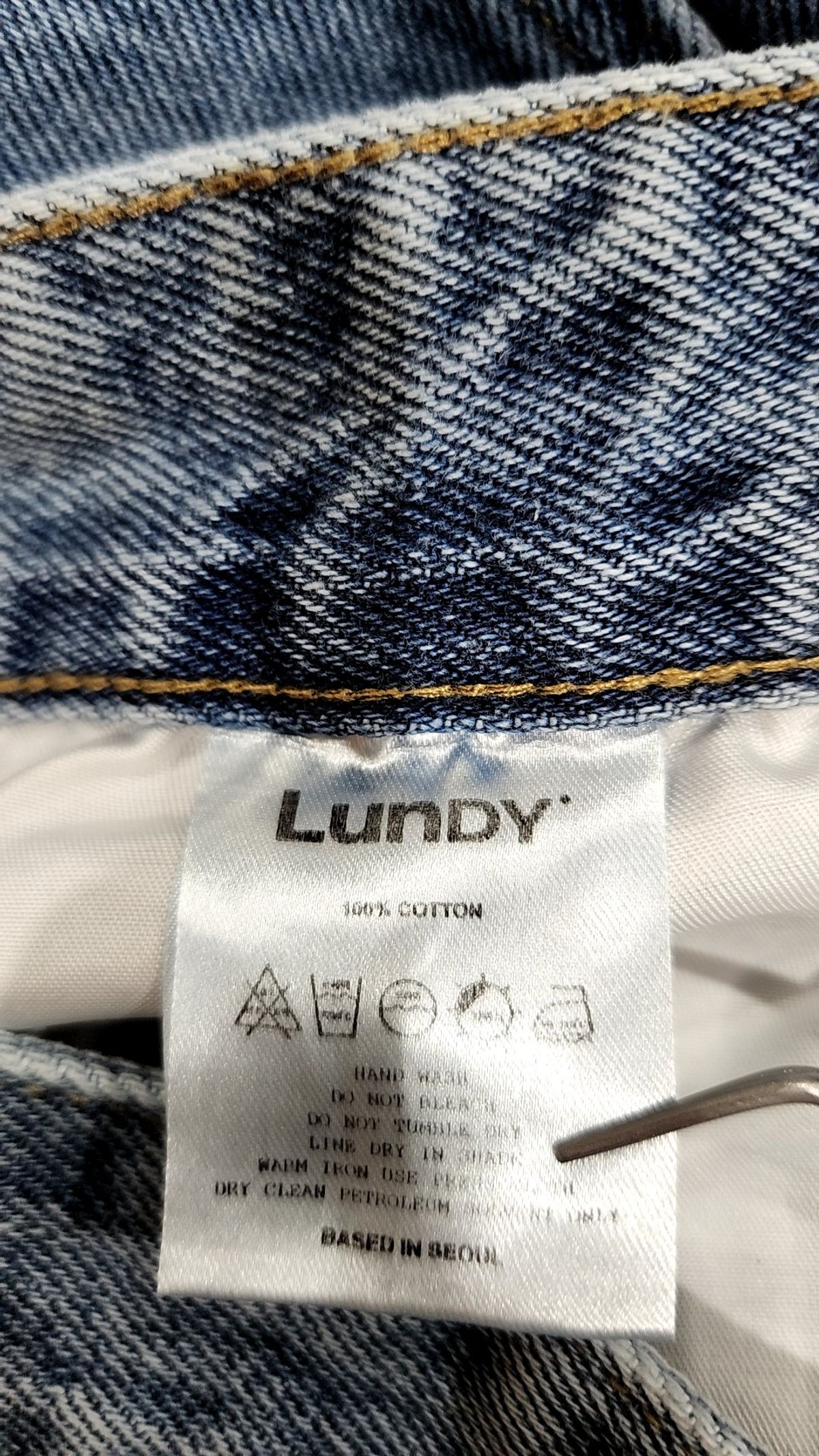 런디(LUNDY) 청/데님 팬츠 M