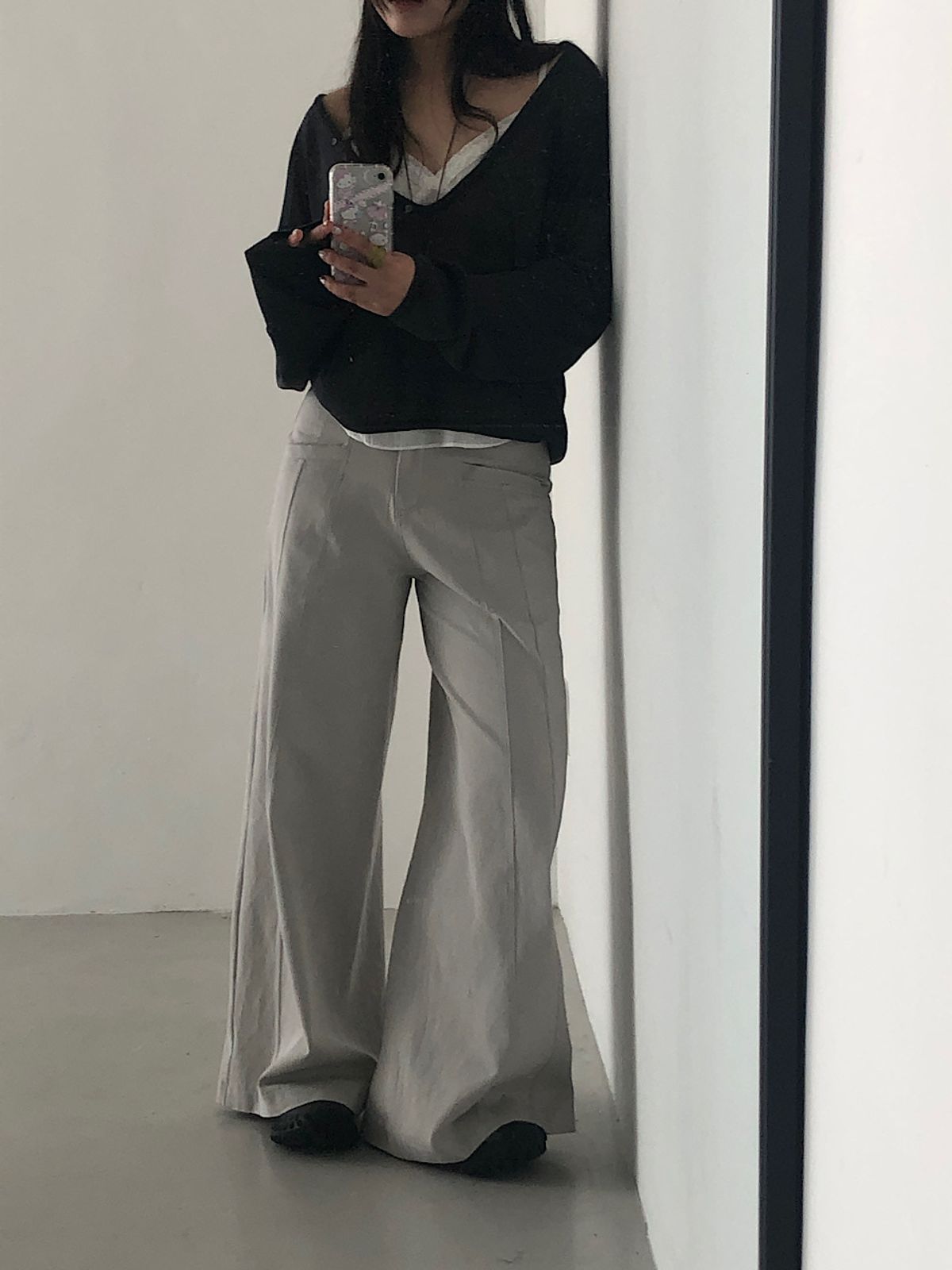 아포엠(APOEM) Cool Hazel Wide Pants (2C)
