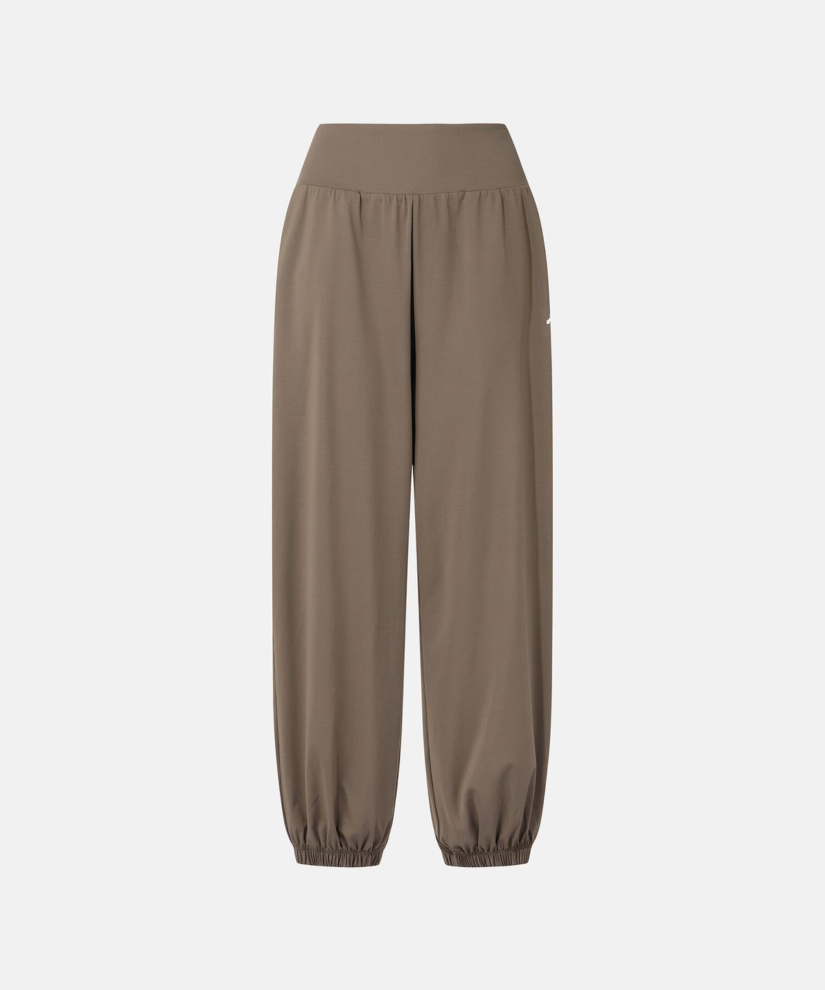 데상트(DESCENTE) 여성 니트 하렘 조거핏 팬츠 다크 브라운 SR322PKP73