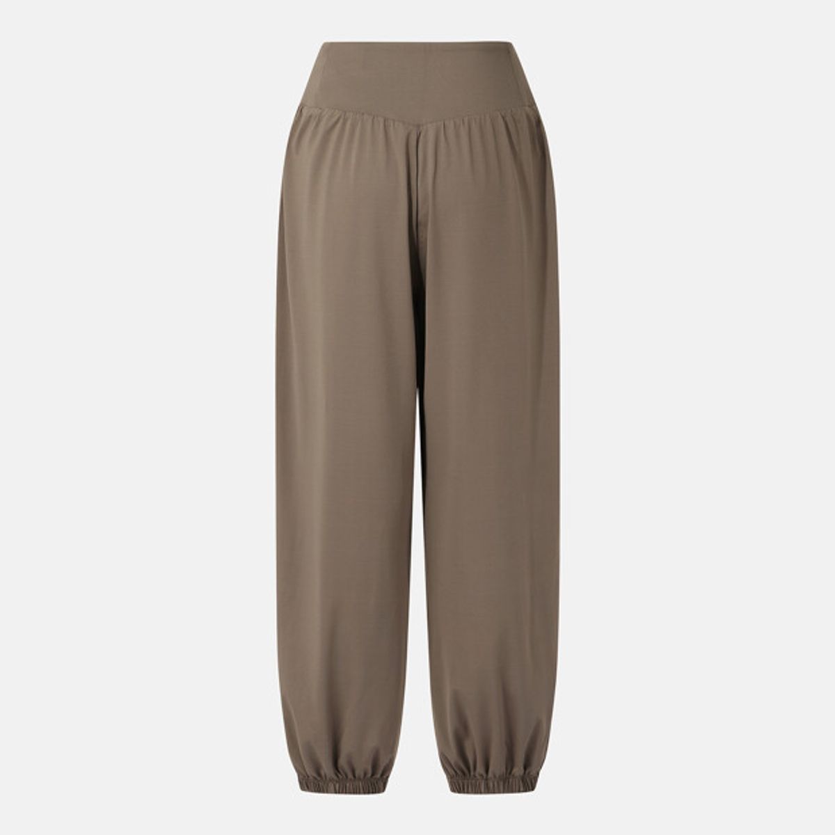 데상트(DESCENTE) 여성 니트 하렘 조거핏 팬츠 다크 브라운 SR322PKP73