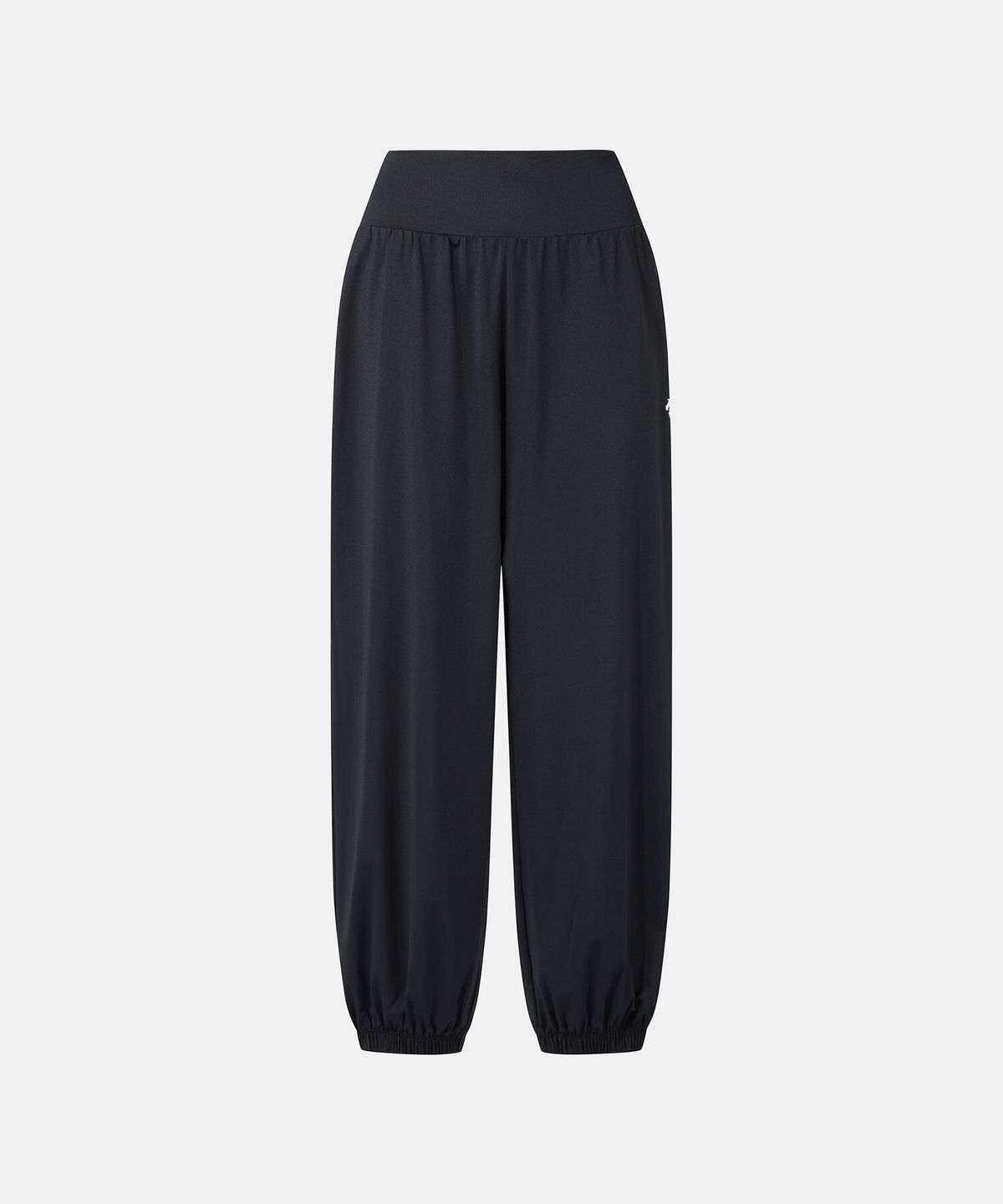 데상트(DESCENTE) 여성 니트 하렘 조거핏 팬츠 블랙 SR322PKP73