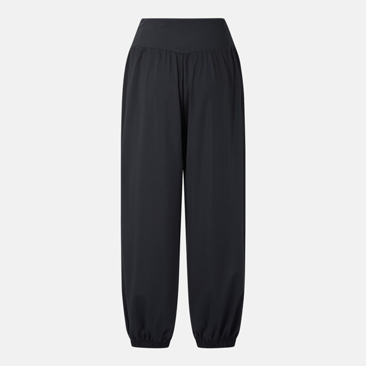 데상트(DESCENTE) 여성 니트 하렘 조거핏 팬츠 블랙 SR322PKP73