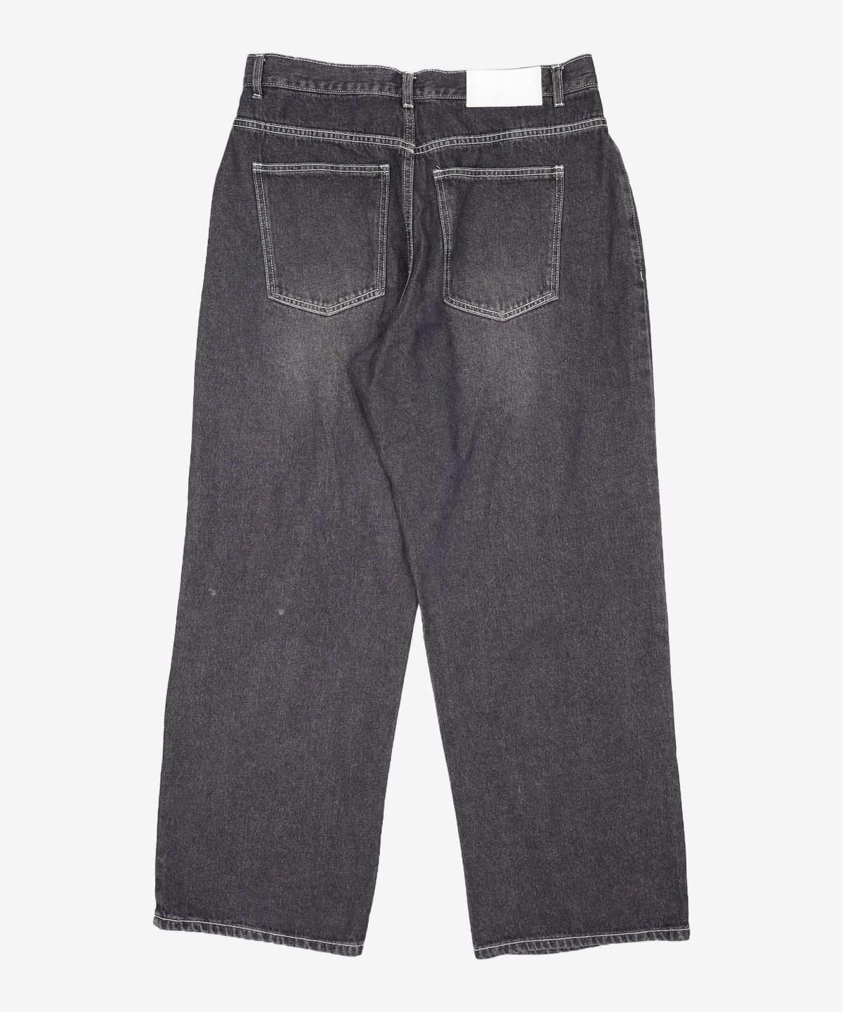 데케트(DECET) Deep Pleats Wide Jeans DCPT030Black 34