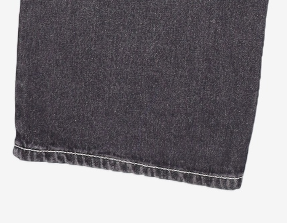 데케트(DECET) Deep Pleats Wide Jeans DCPT030Black 34