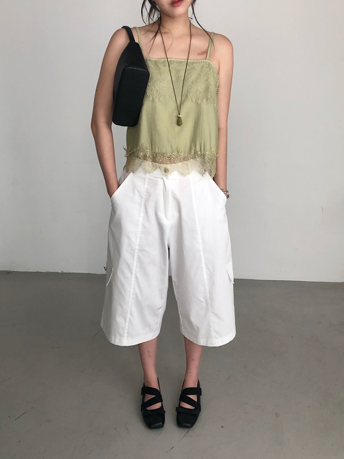 아포엠(APOEM) Lace Satin Bustier(3C)