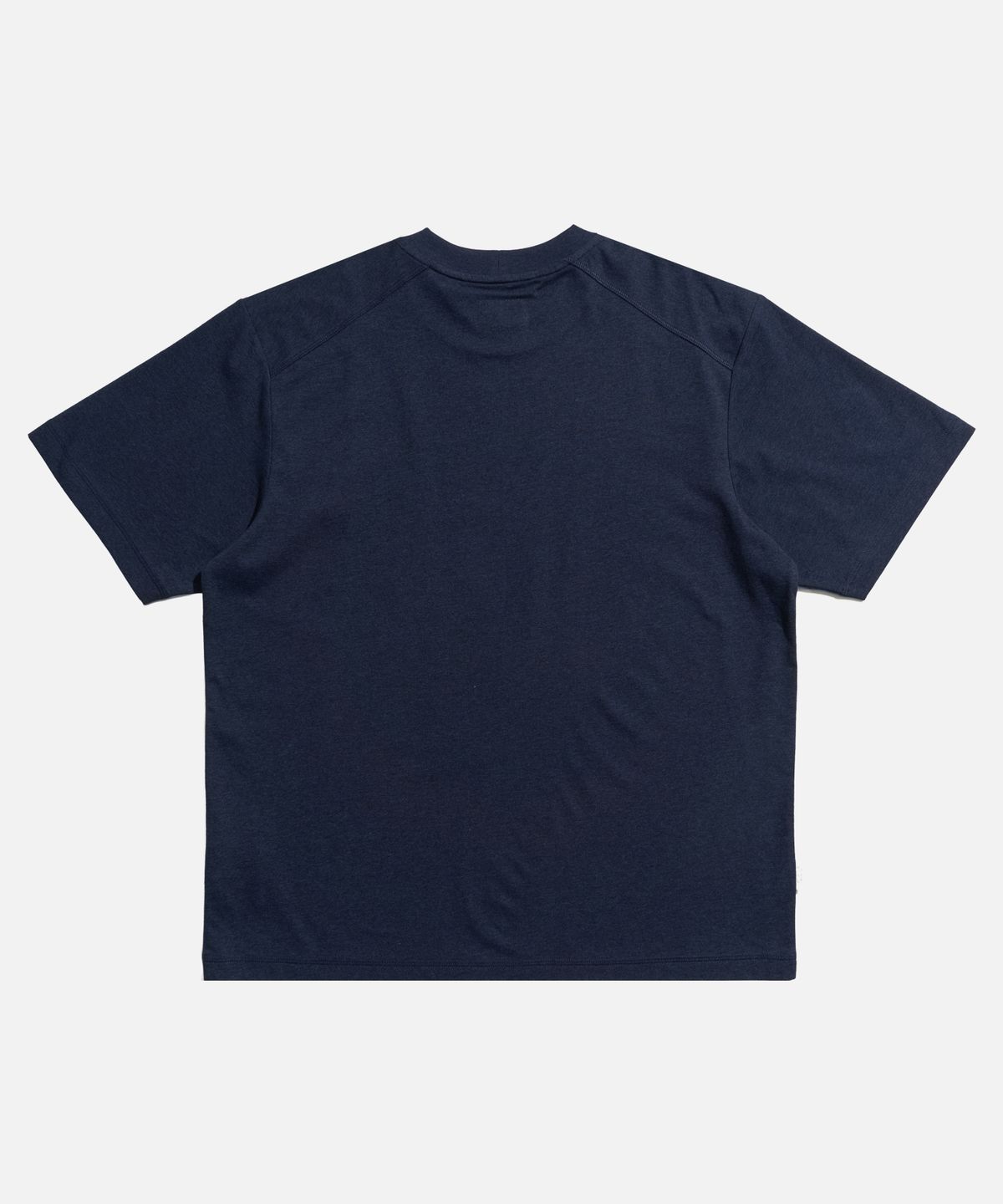 미드업데이트(MIDUPDATE) Panelled Raglan Short-Sleeve Tee navy
