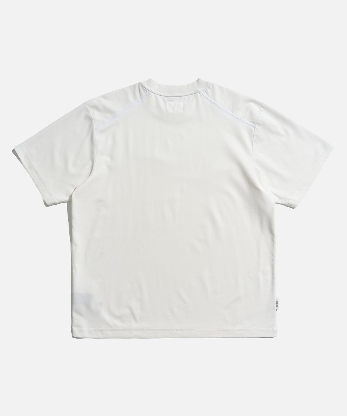 미드업데이트(MIDUPDATE) Panelled Raglan Short-Sleeve Tee white