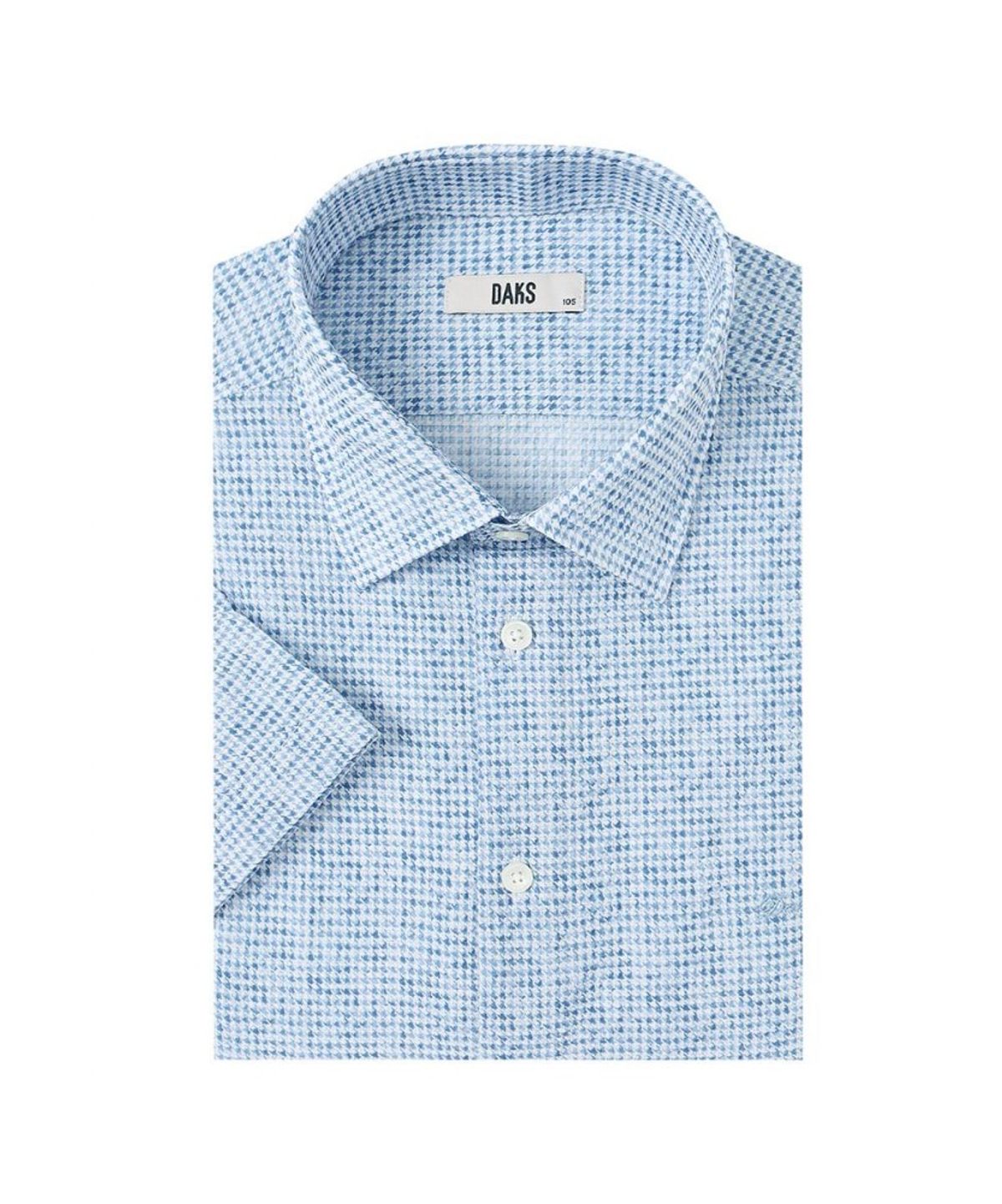 닥스셔츠(DAKS SHIRTS) 노케어 시어서커 마이크로 패턴 캐주얼 반팔셔츠 레귤러핏_DMS1SHCS157B1