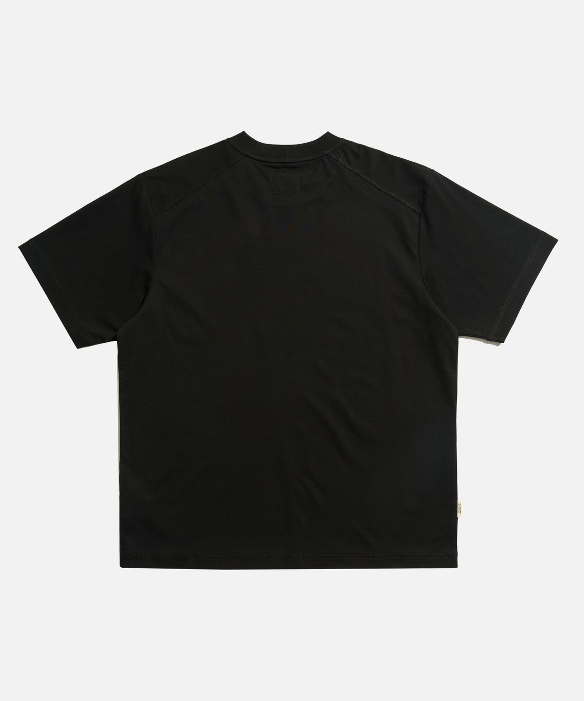 미드업데이트(MIDUPDATE) Panelled Raglan Short-Sleeve Tee black
