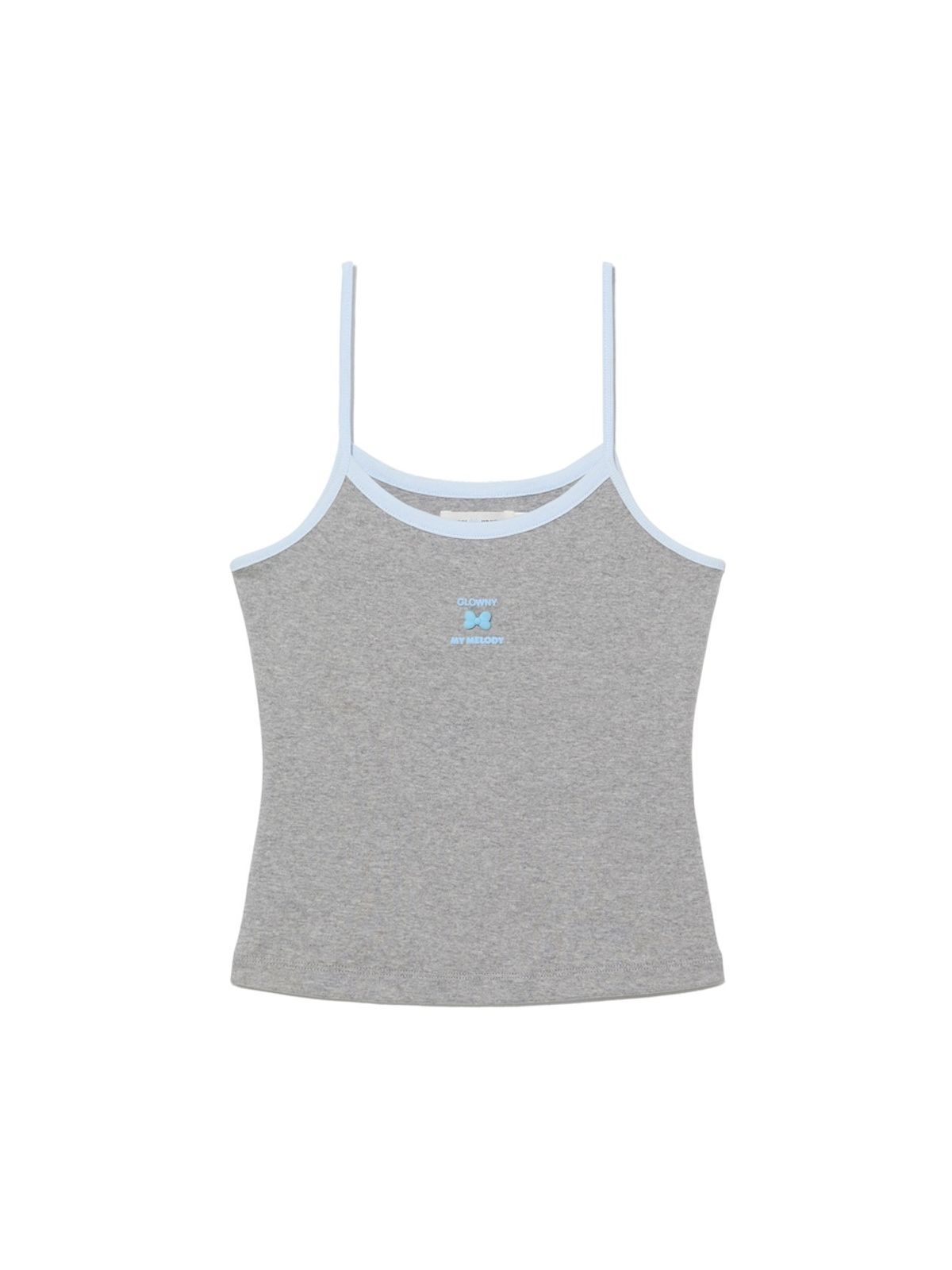 글로니(GLOWNY) GLOWNY X MY MELODY CAMISOLE (MELANGE GRAY)