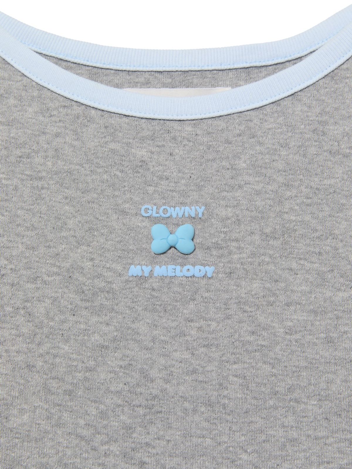 글로니(GLOWNY) GLOWNY X MY MELODY CAMISOLE (MELANGE GRAY)