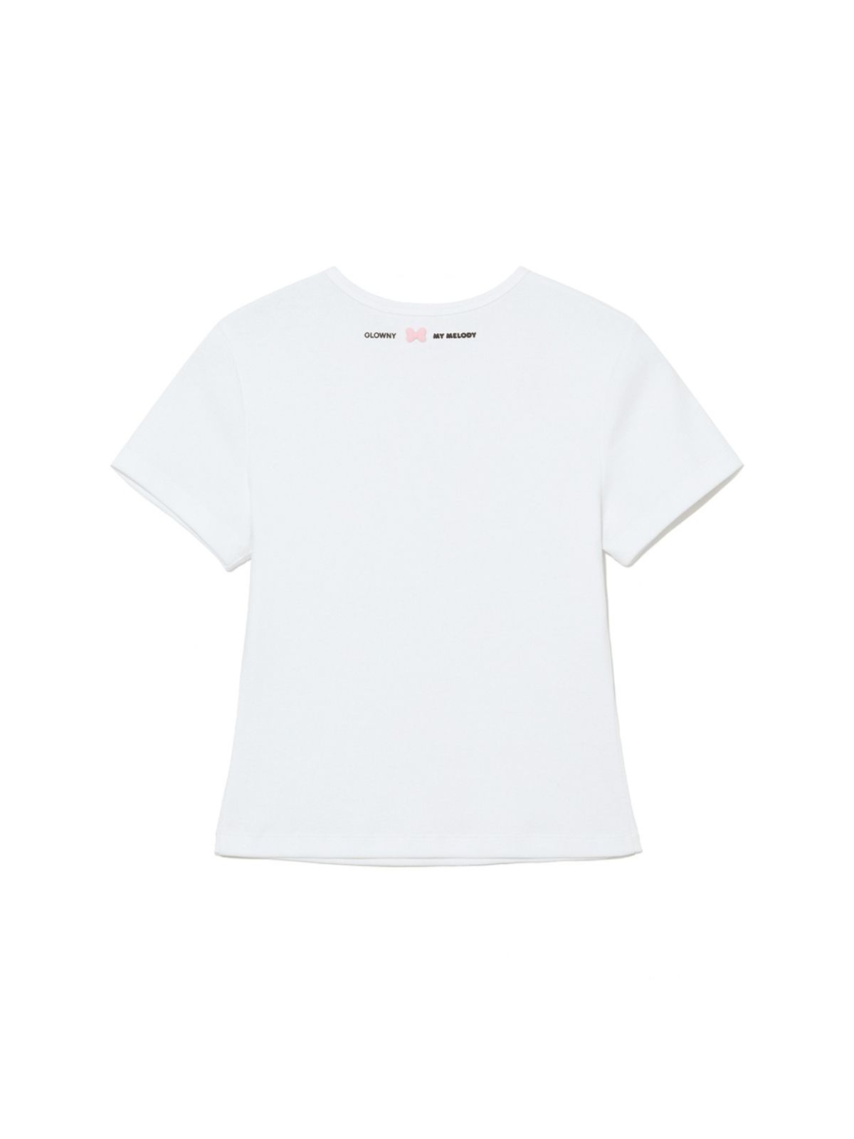 글로니(GLOWNY) GLOWNY X MY MELODY BABY TEE (WHITE)