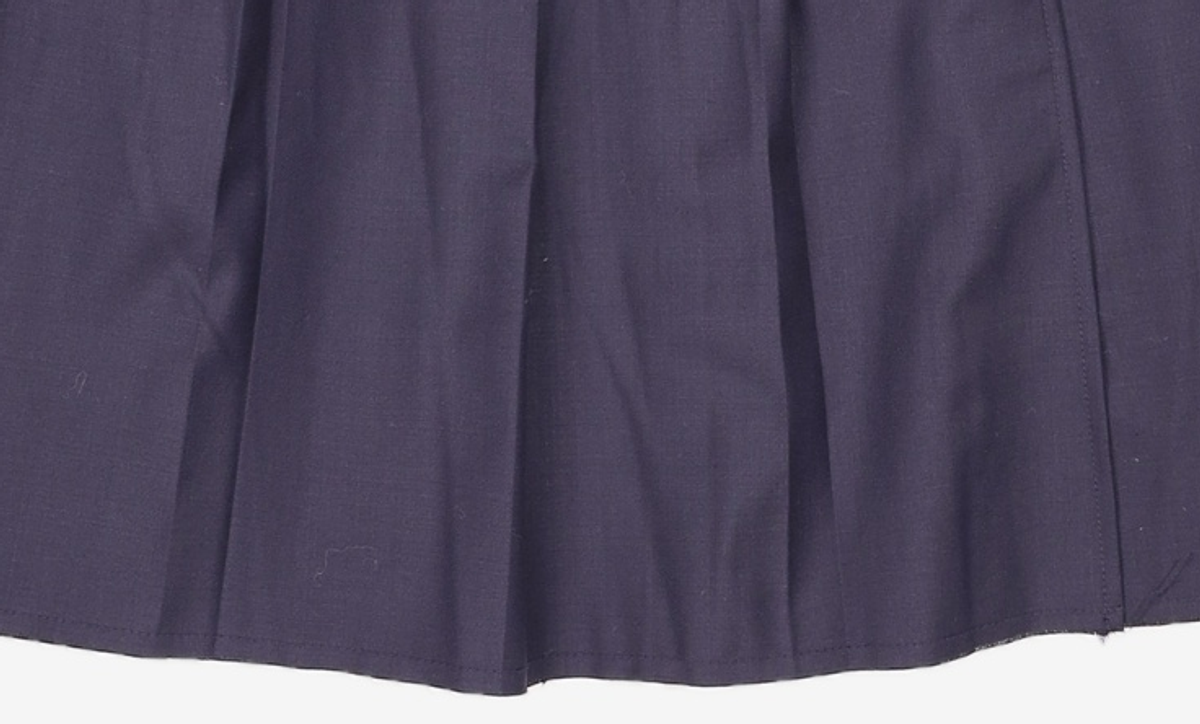 라츠유(LOTSYOU) First-date Pleats Skirt Navy o/s