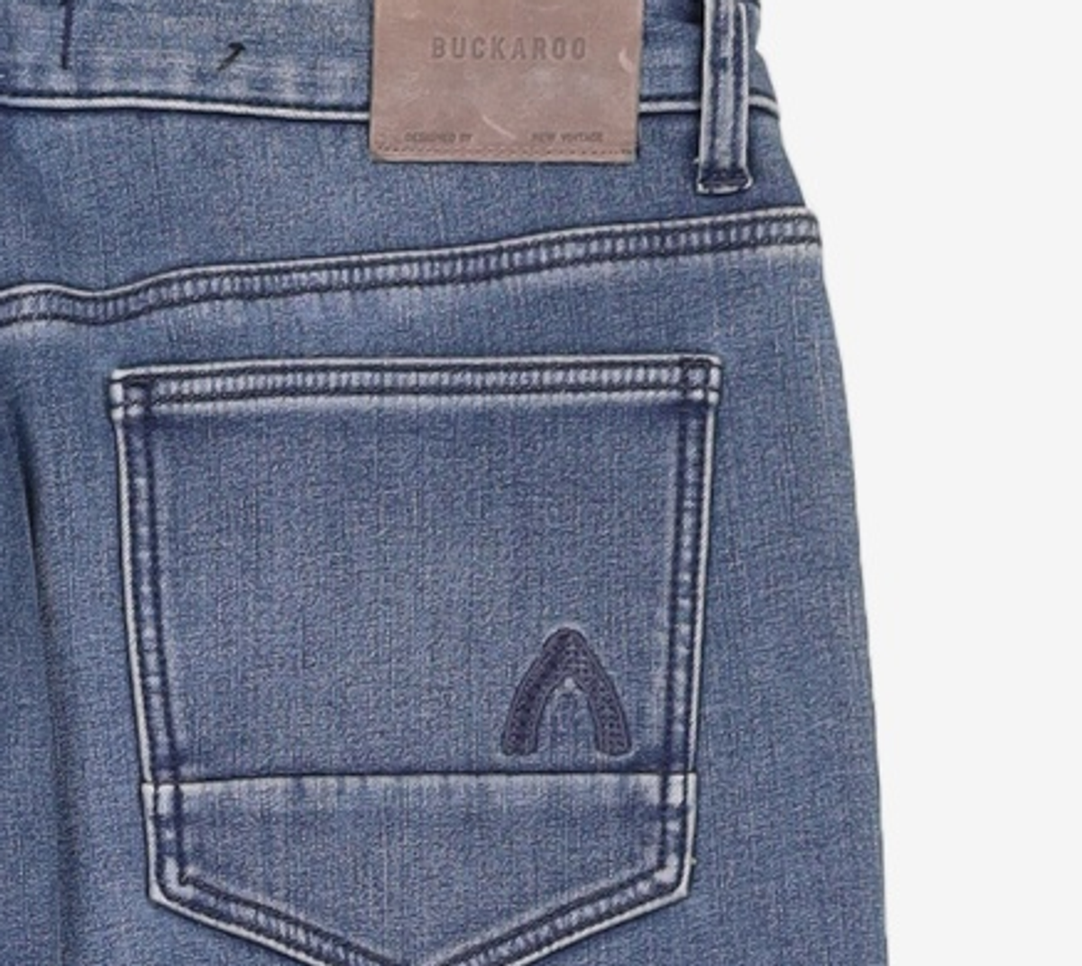 버커루(BUCKAROO) [HEATING JEAN] 남성 UP1 밍크본딩 데님(B234DP014P) 다크 인디고 34
