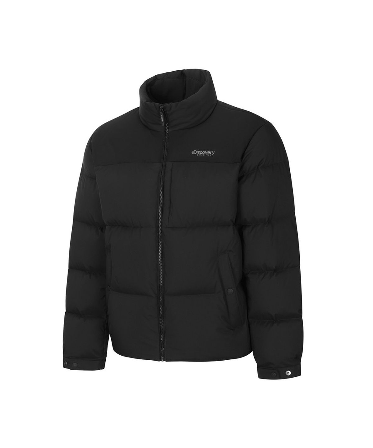 디스커버리 익스페디션(DISCOVERY EXPEDITION) 유니 반슬리 다운 숏패딩 (BLACK)