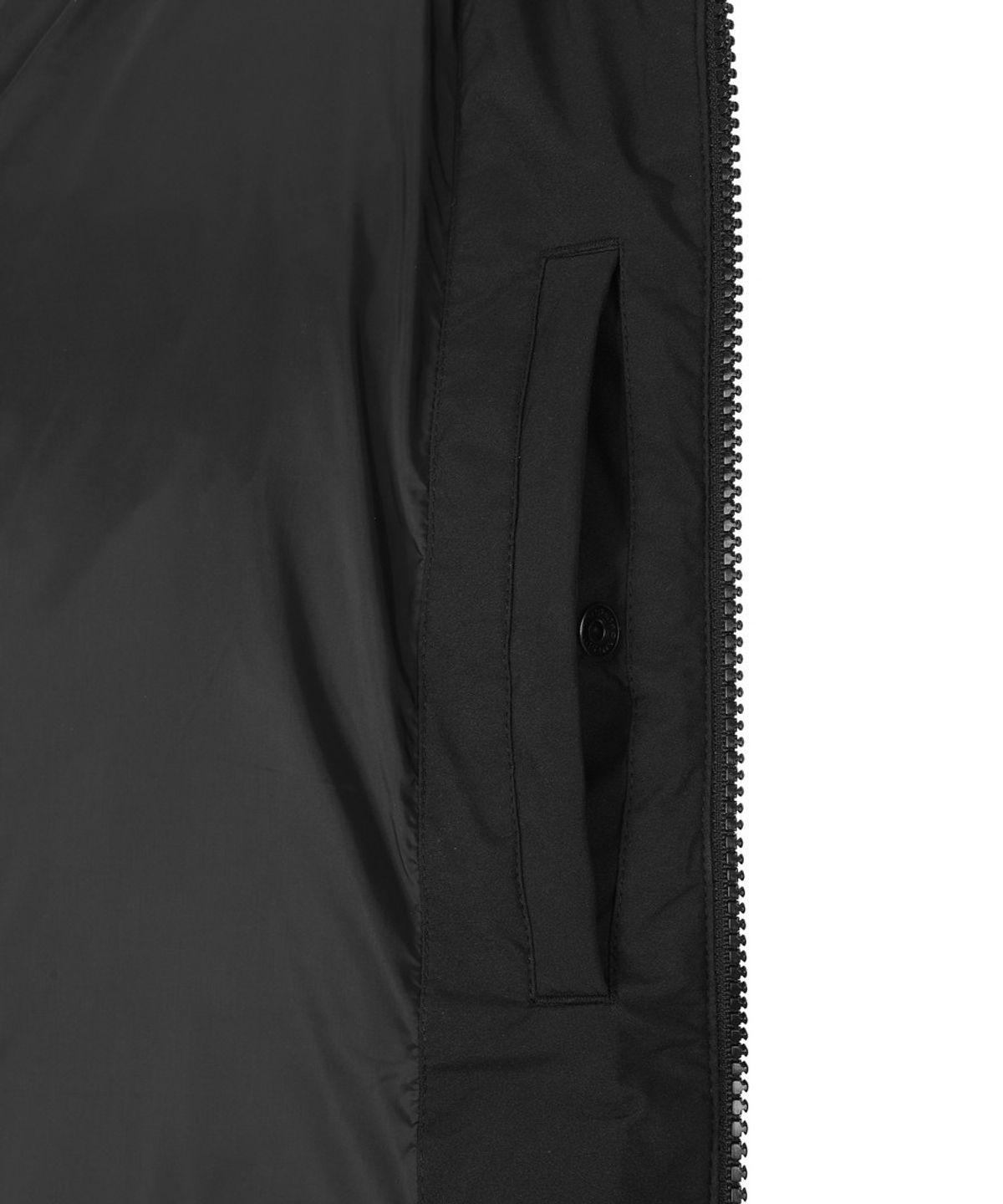 디스커버리 익스페디션(DISCOVERY EXPEDITION) 유니 반슬리 다운 숏패딩 (BLACK)