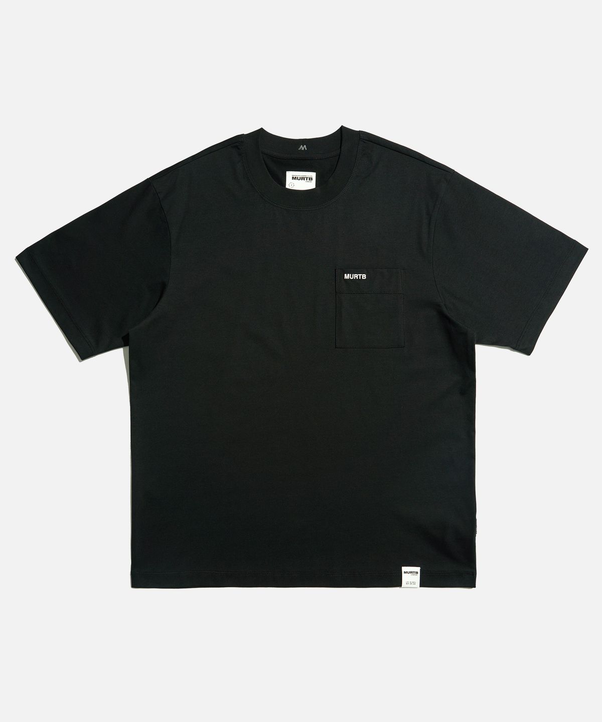 미드업데이트(MIDUPDATE) MURTB Minimal Pocket SS Tee black