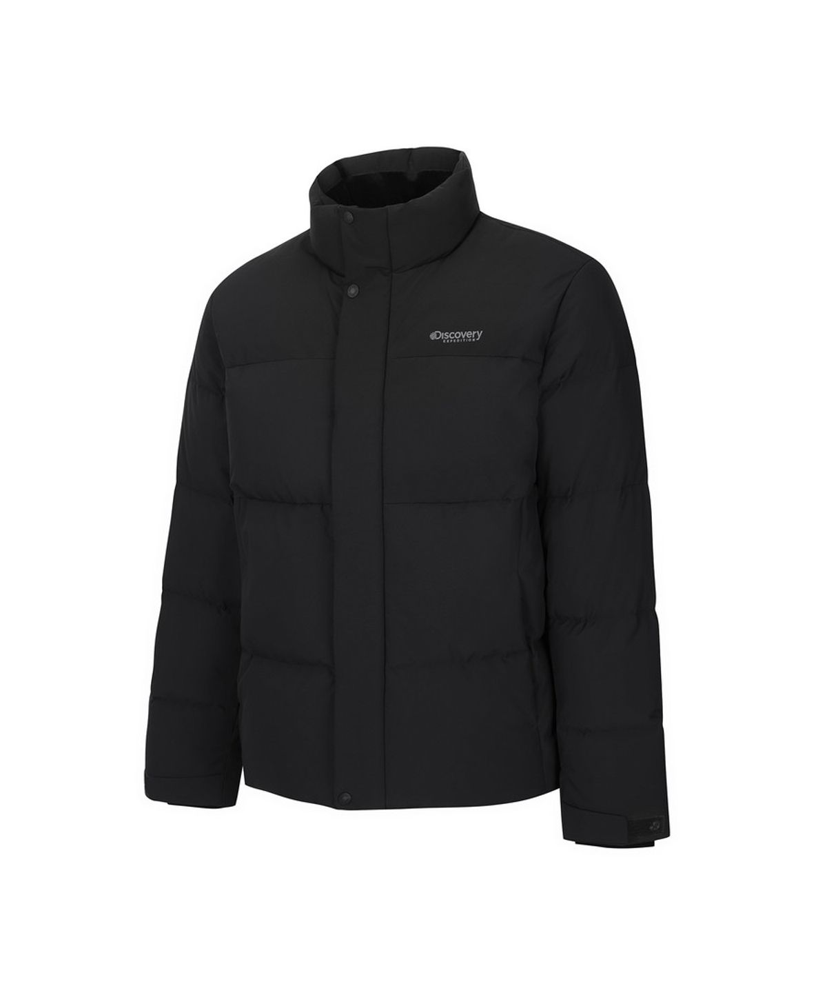 디스커버리 익스페디션(DISCOVERY EXPEDITION) 남성 레스터G 하이넥 구스다운 숏패딩 (BLACK)