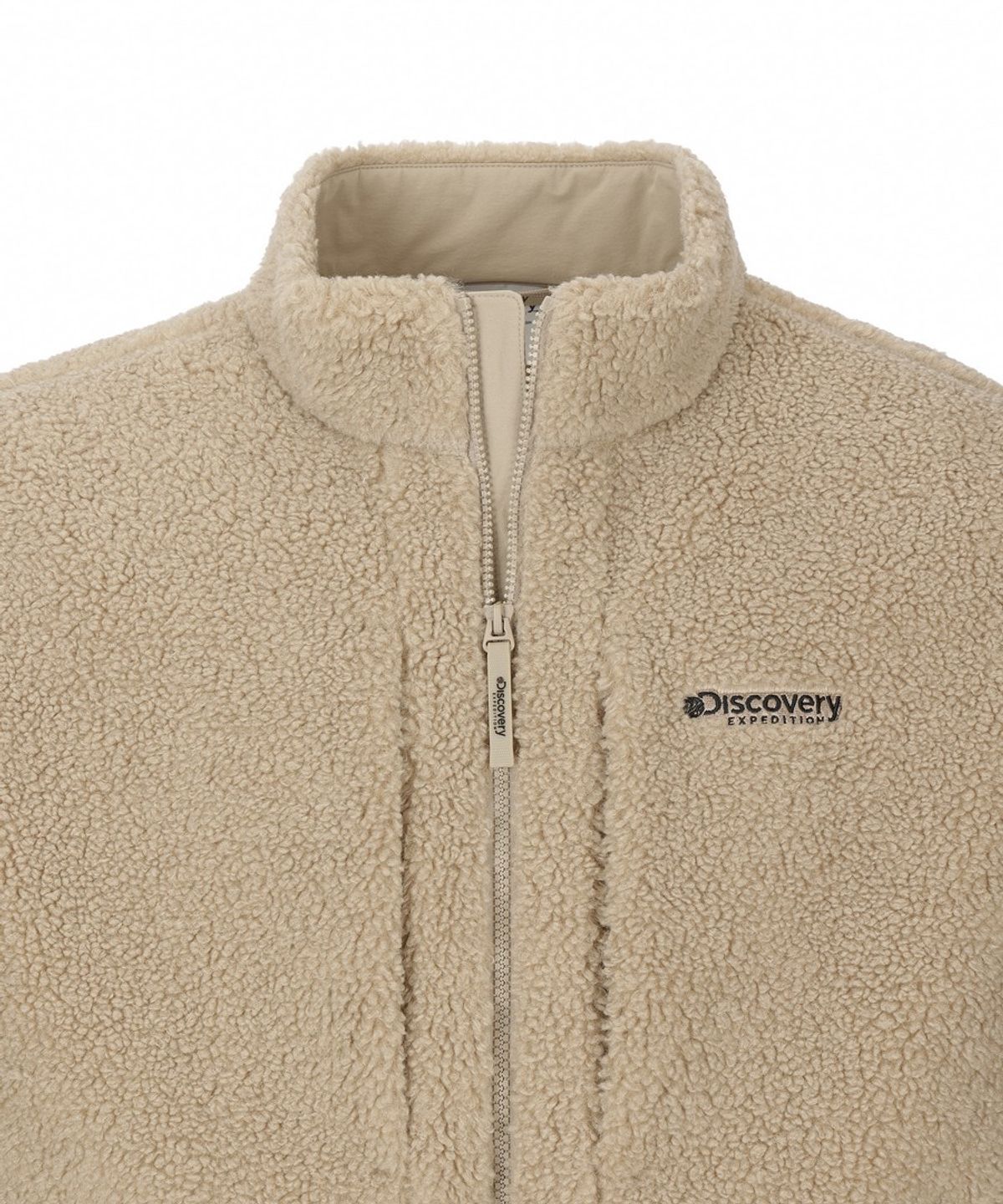 디스커버리 익스페디션(DISCOVERY EXPEDITION) 유니 테크플리스 하이넥 자켓 (BEIGE)